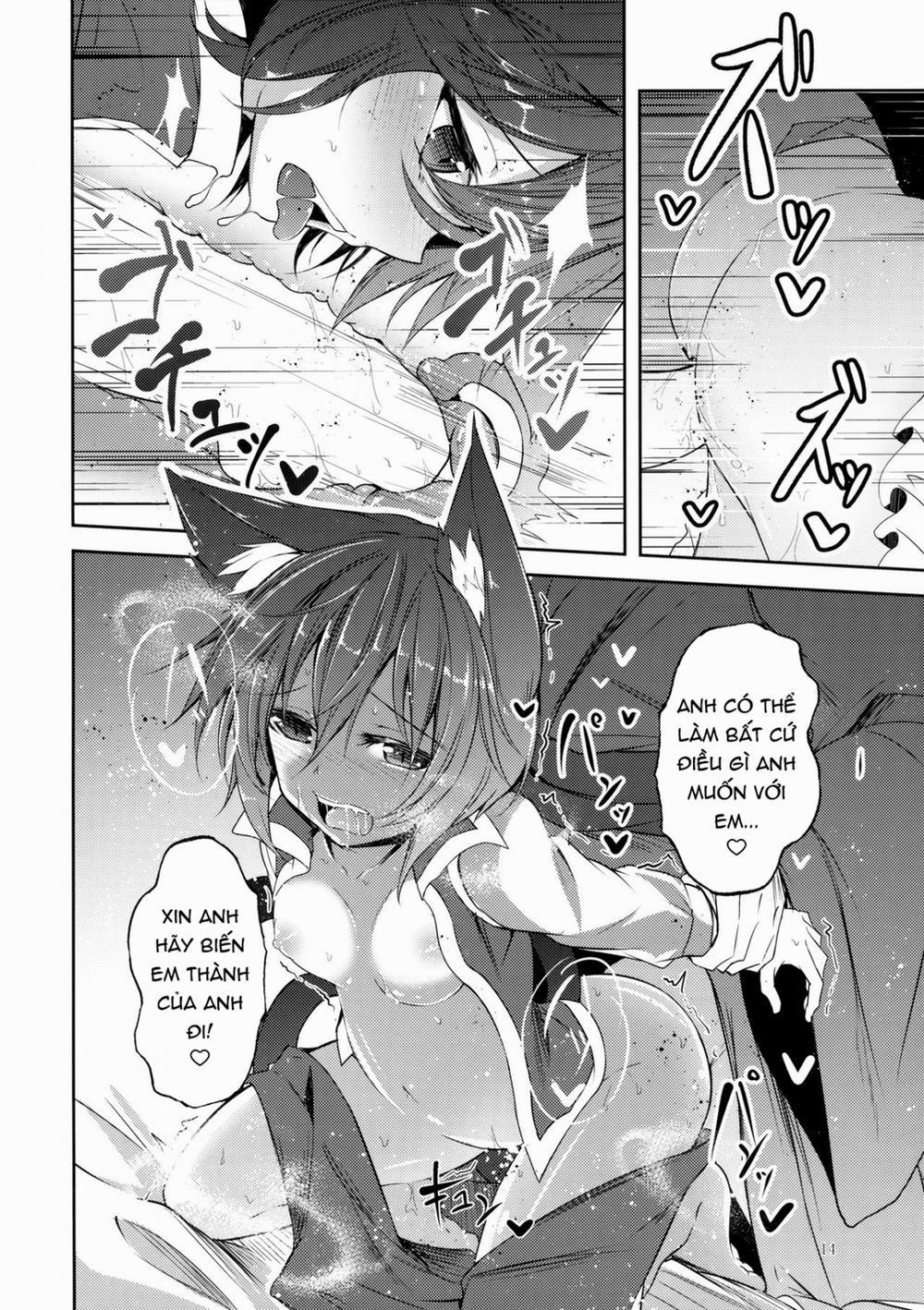 HentaiVN.net - Ảnh 17 - Senjitsu Tasukete Itadaita desu. (Touhou) [I'm the Black Cat You Helped Out the Other Day.] - Chap 1