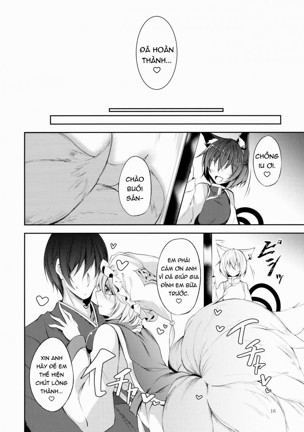 HentaiVN.net - Ảnh 19 - Senjitsu Tasukete Itadaita desu. (Touhou) [I'm the Black Cat You Helped Out the Other Day.] - Chap 1