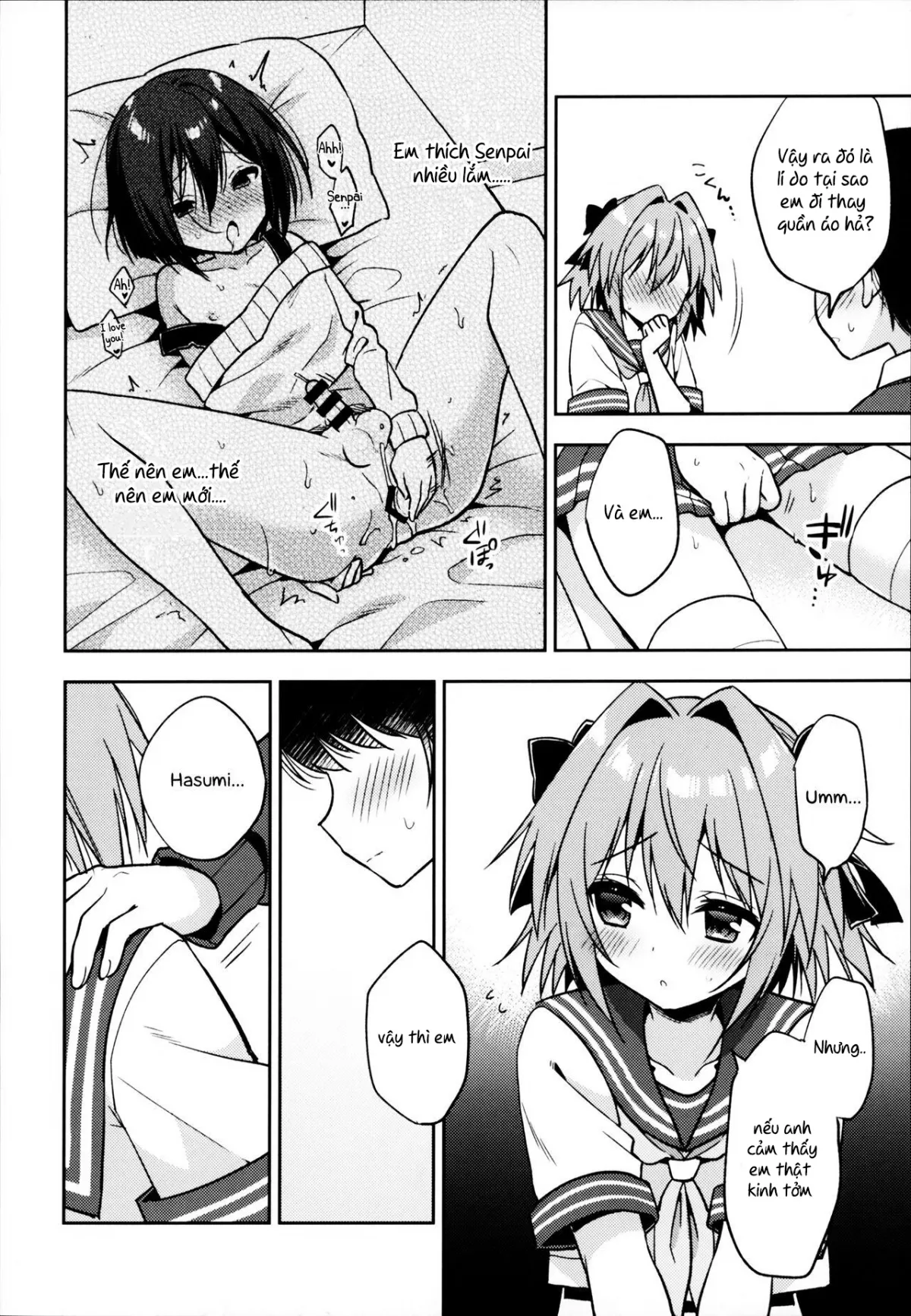 HentaiVN.net - Ảnh 16 - Astolfo Cos no Kouhai ni Kokuhaku Sarete Sex Shita Hanashi (Fate/Grand Order) - Chap 1