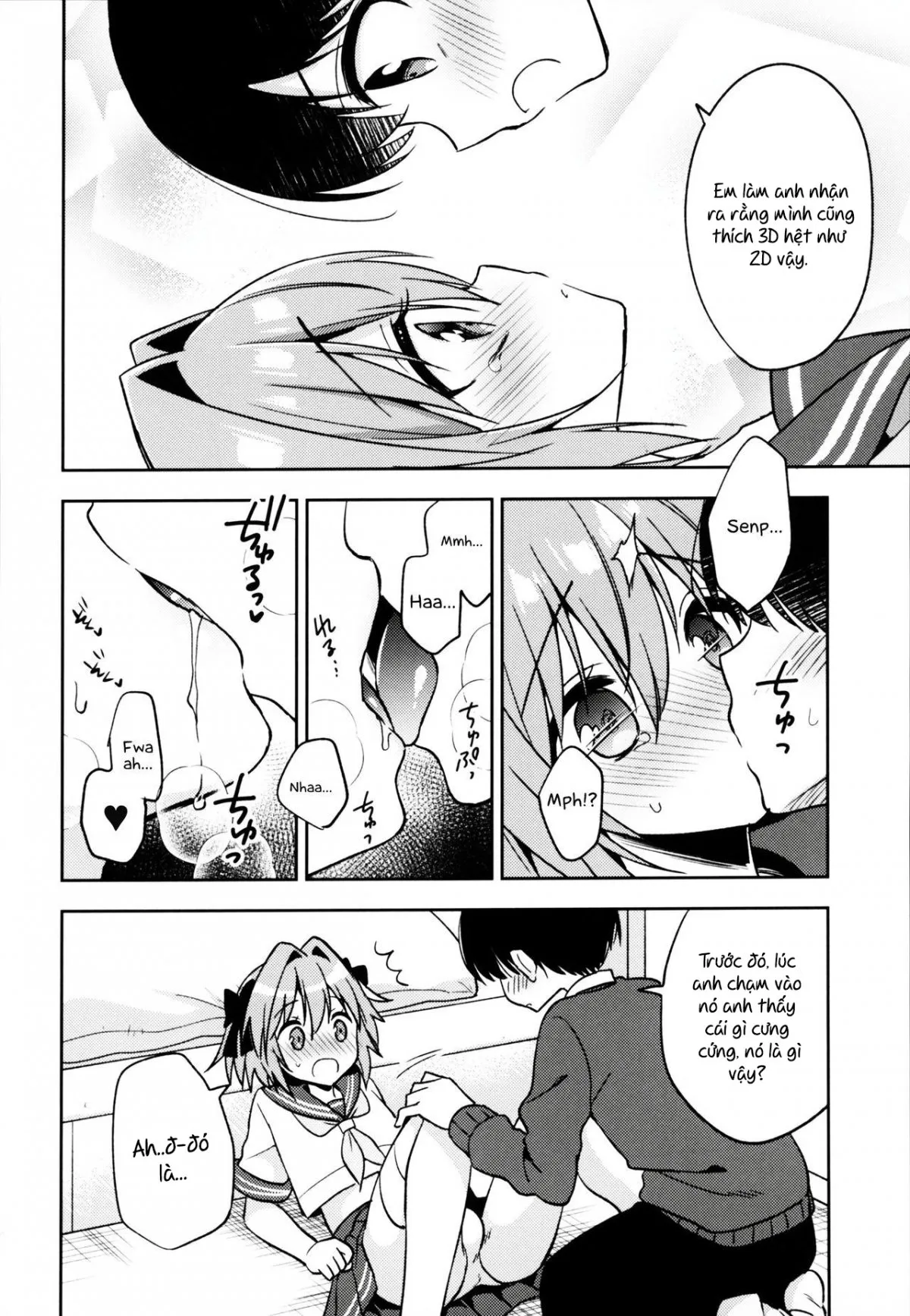 HentaiVN.net - Ảnh 18 - Astolfo Cos no Kouhai ni Kokuhaku Sarete Sex Shita Hanashi (Fate/Grand Order) - Chap 1