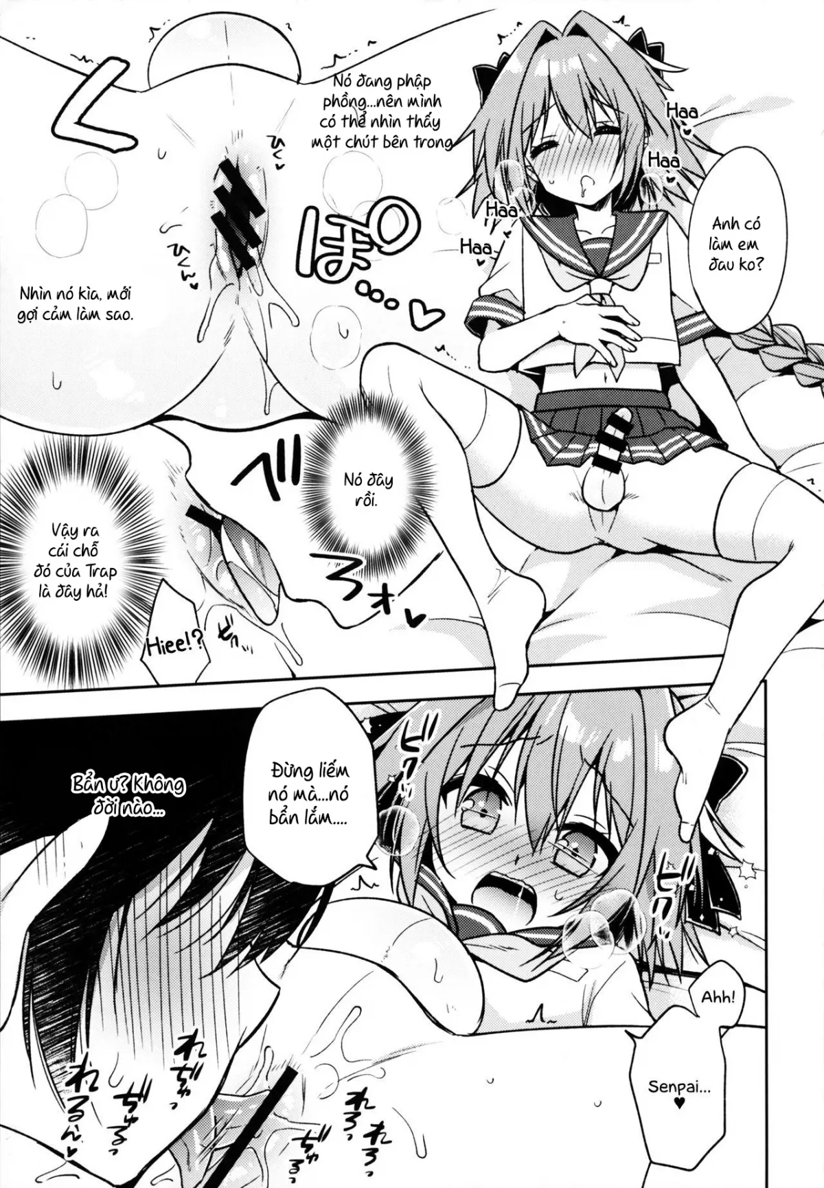 HentaiVN.net - Ảnh 21 - Astolfo Cos no Kouhai ni Kokuhaku Sarete Sex Shita Hanashi (Fate/Grand Order) - Chap 1