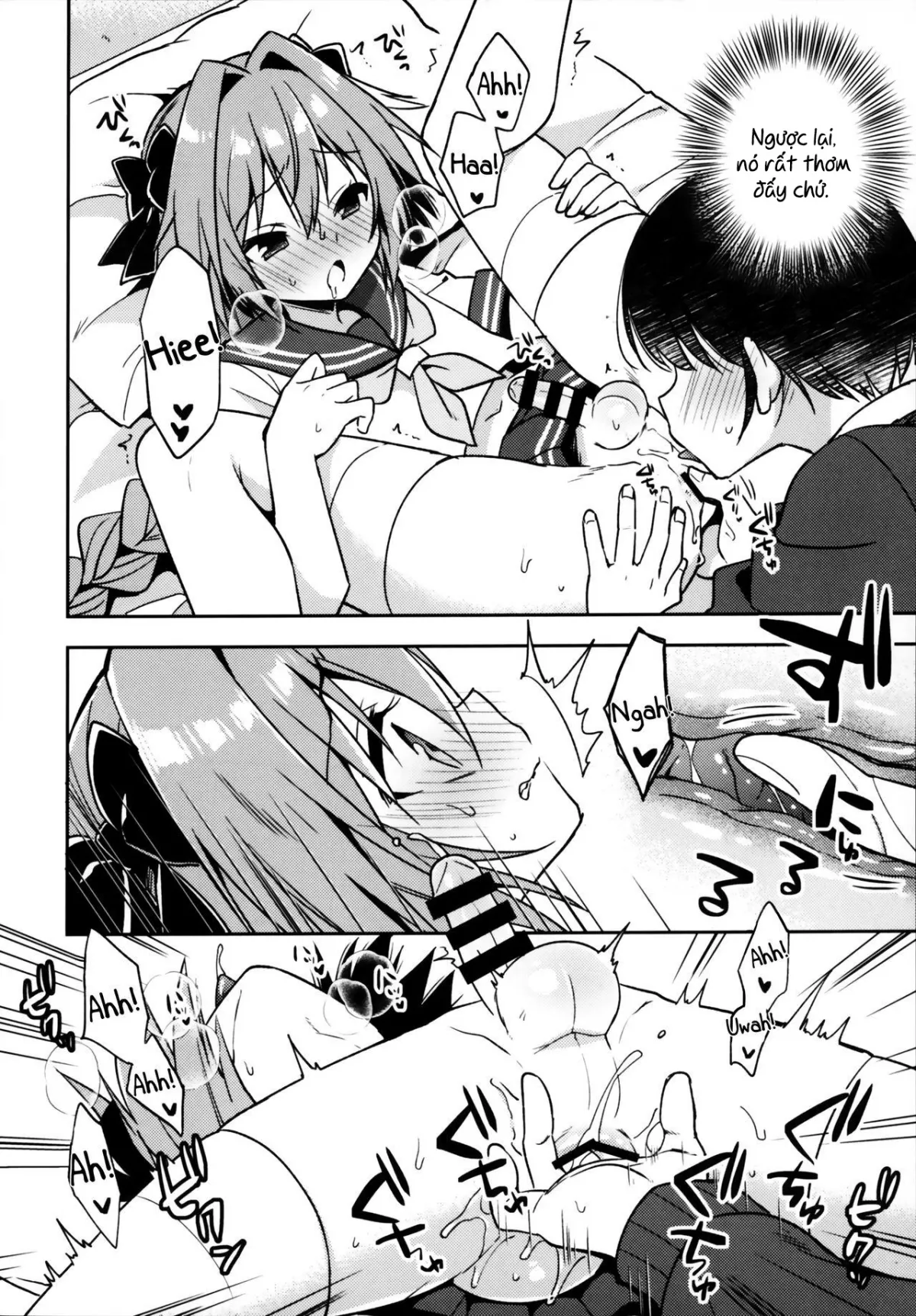 HentaiVN.net - Ảnh 22 - Astolfo Cos no Kouhai ni Kokuhaku Sarete Sex Shita Hanashi (Fate/Grand Order) - Chap 1