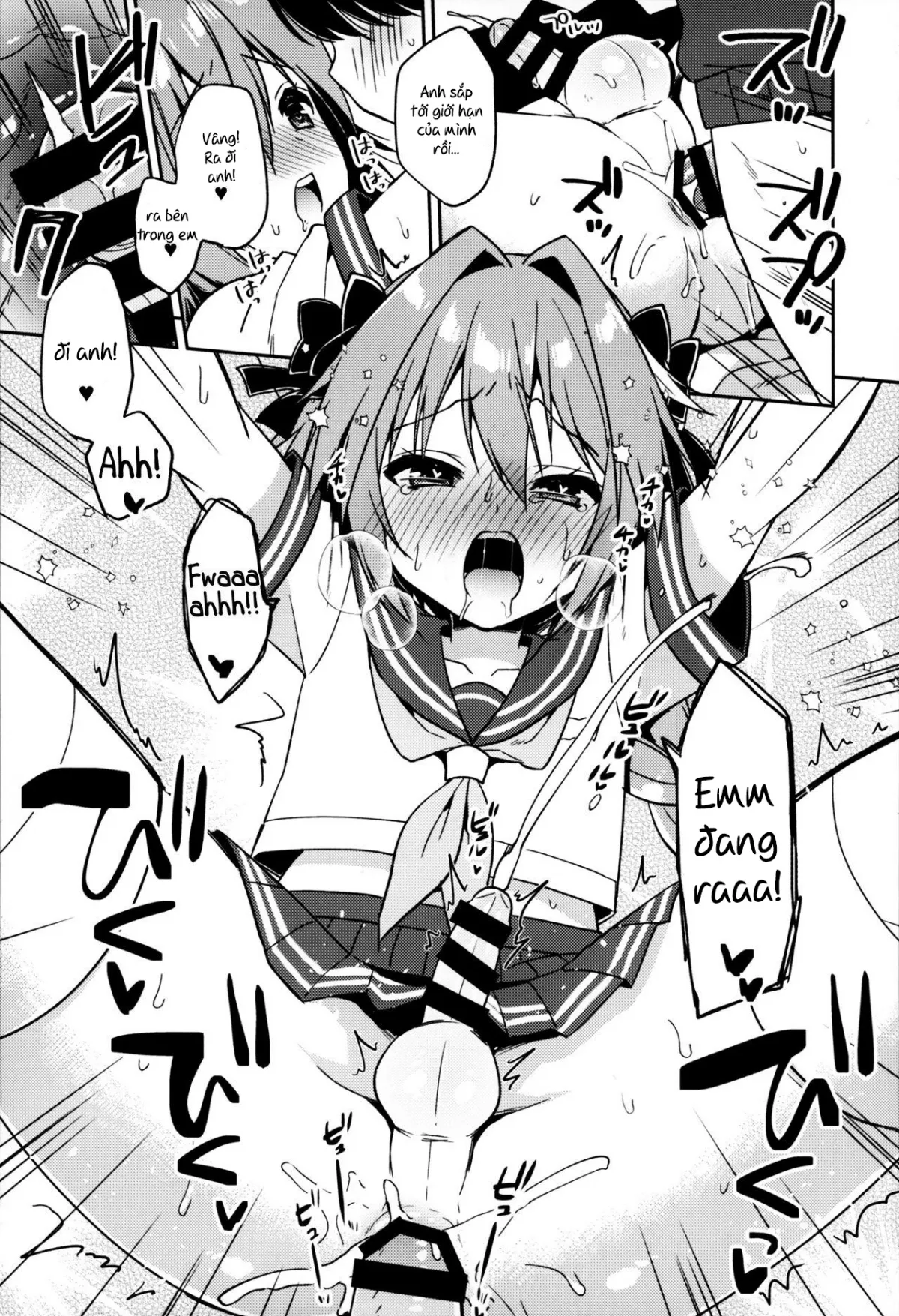 HentaiVN.net - Ảnh 29 - Astolfo Cos no Kouhai ni Kokuhaku Sarete Sex Shita Hanashi (Fate/Grand Order) - Chap 1