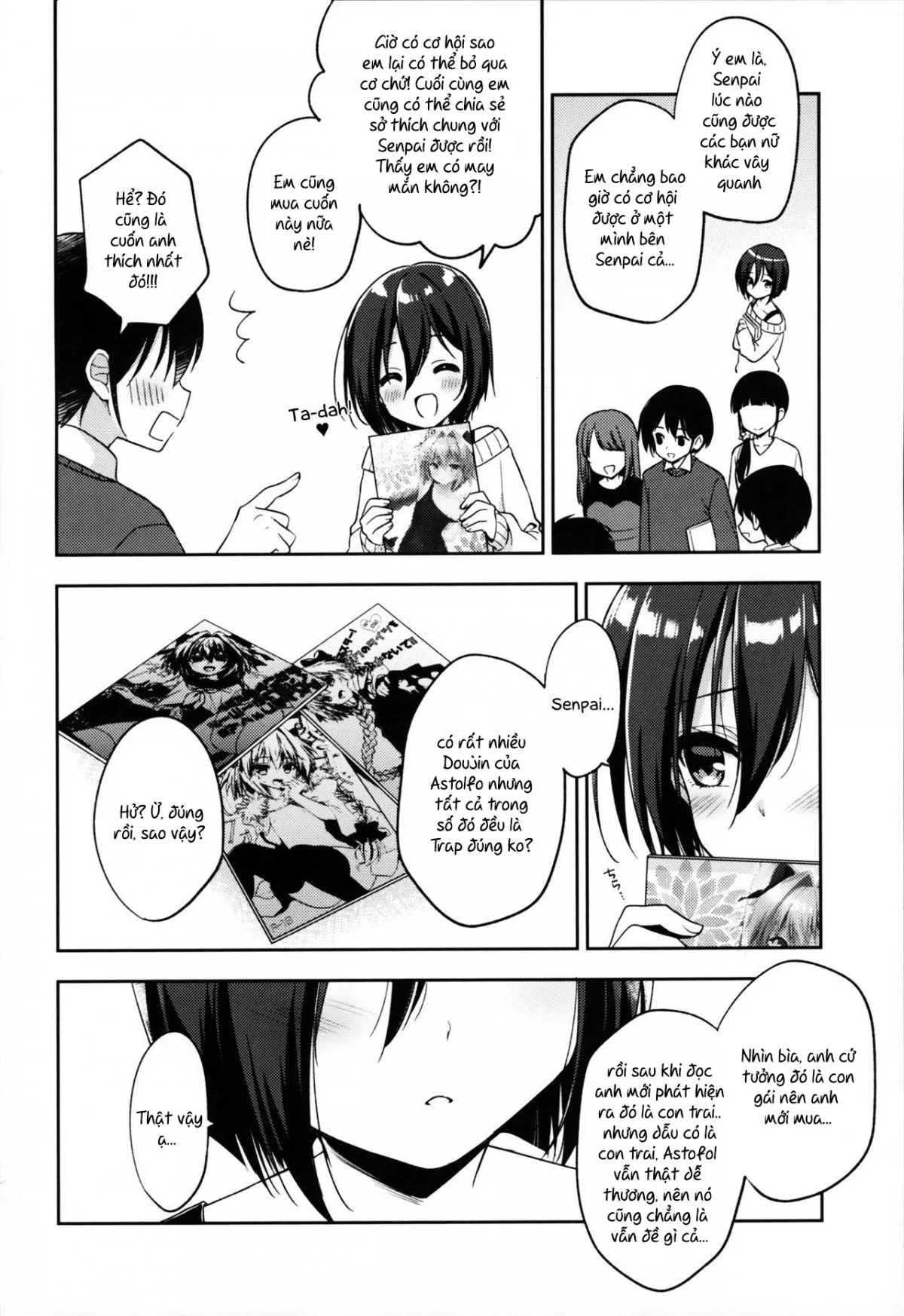 HentaiVN.net - Ảnh 6 - Astolfo Cos no Kouhai ni Kokuhaku Sarete Sex Shita Hanashi (Fate/Grand Order) - Chap 1