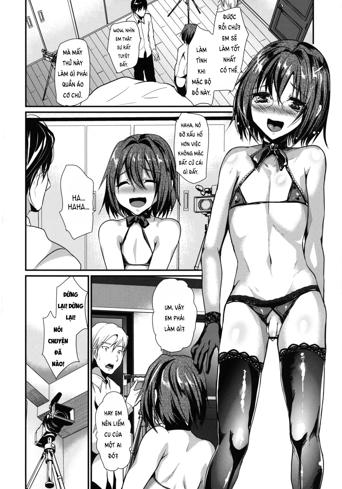 HentaiVN.net - Ảnh 6 - Hamedori FUCK!! Josou Shounen Firal Rape - Chap 1