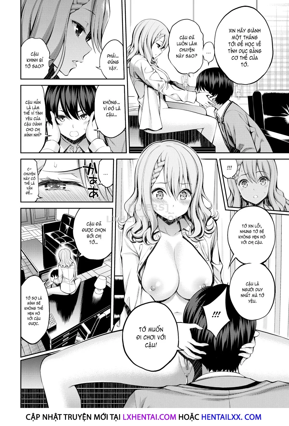 HentaiVN.net - Ảnh 7 - Sister X Lecture [Comic Kairakuten 2020-12] - Chap 1