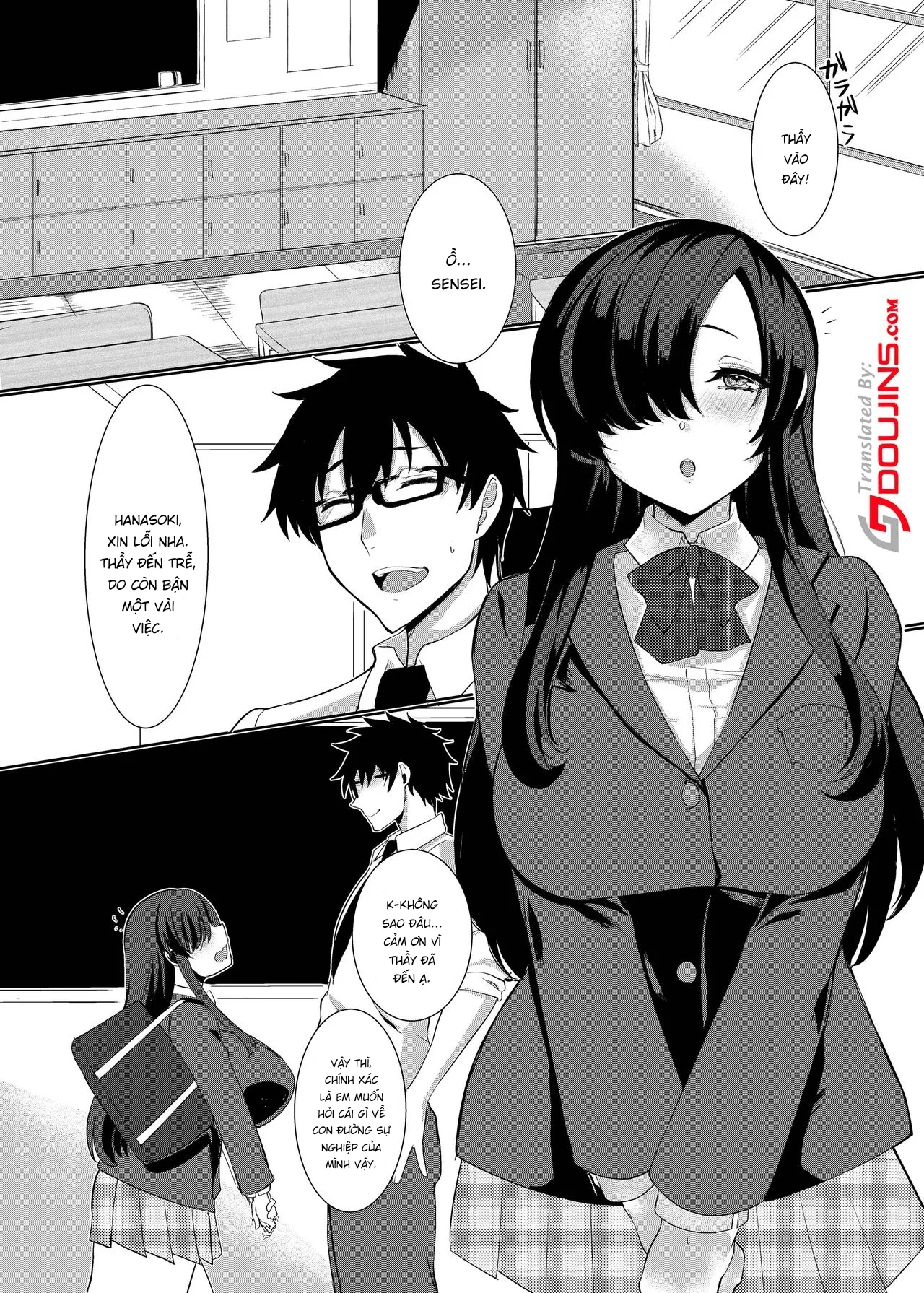 HentaiVN.net - Ảnh 4 - Jimikei JK no [Saimin] Shinro Soudan - Chap 1