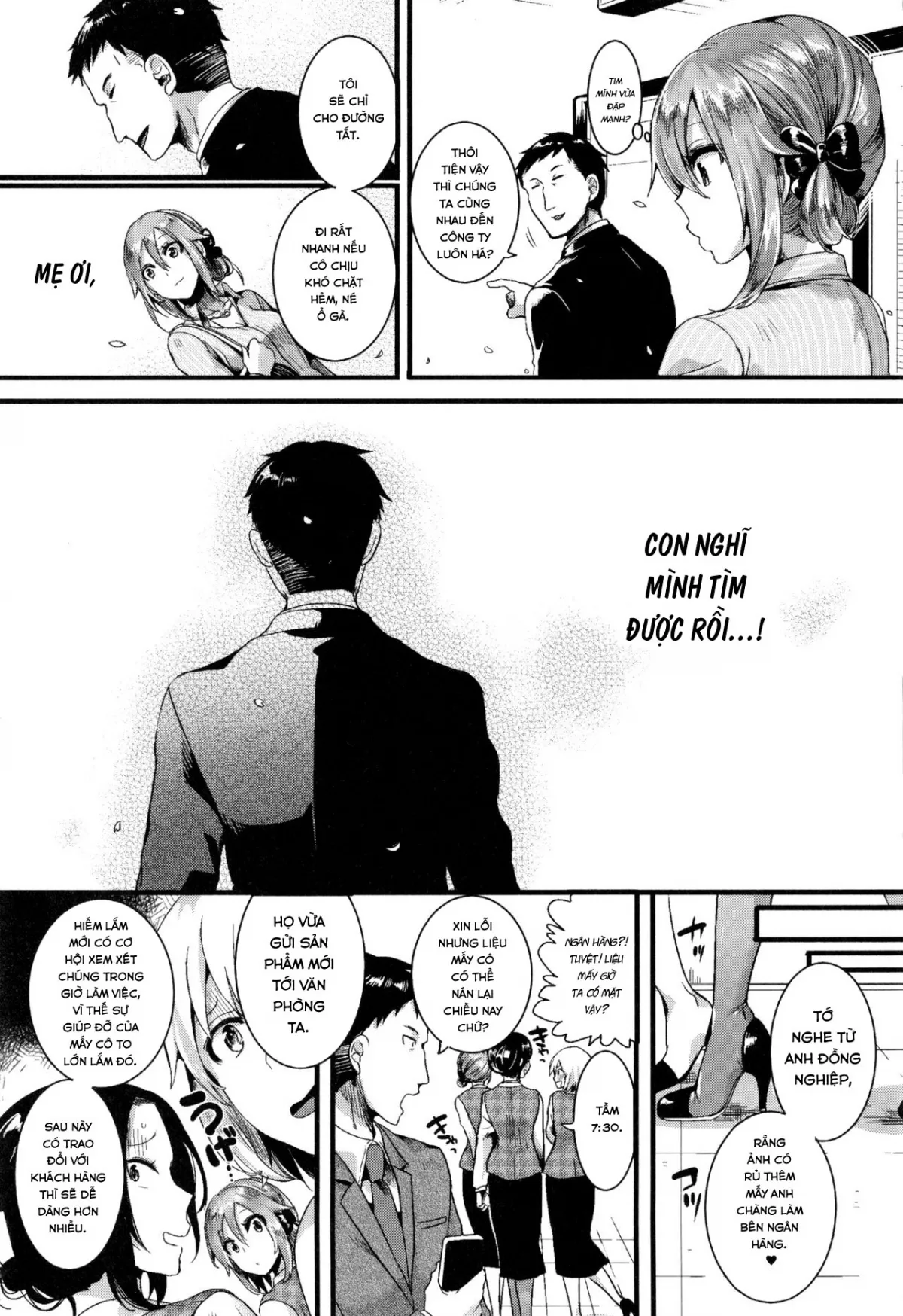 HentaiVN.net - Ảnh 7 - Mối Tình Công Sở [Suki Suki Otou-san] - Chap 1