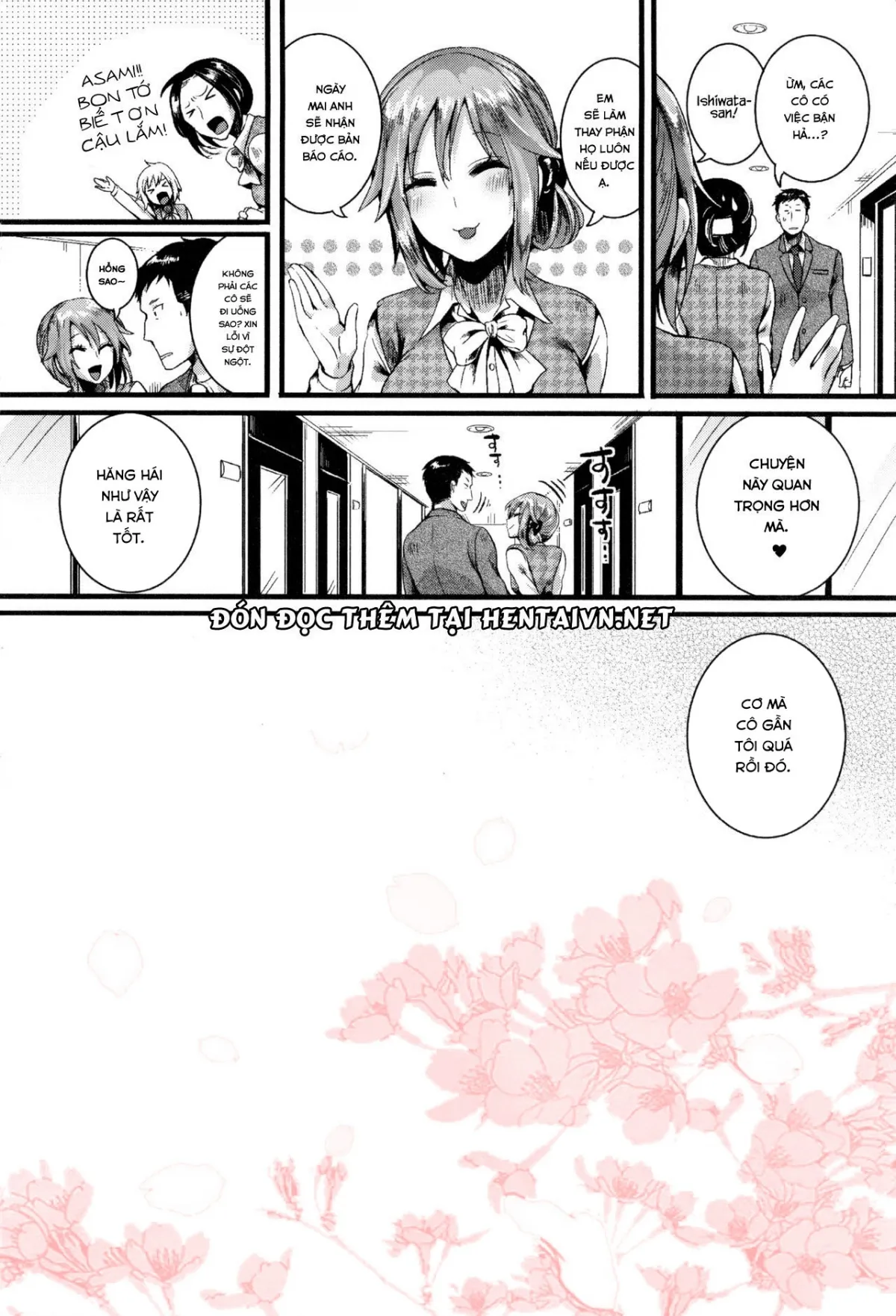 HentaiVN.net - Ảnh 8 - Mối Tình Công Sở [Suki Suki Otou-san] - Chap 1