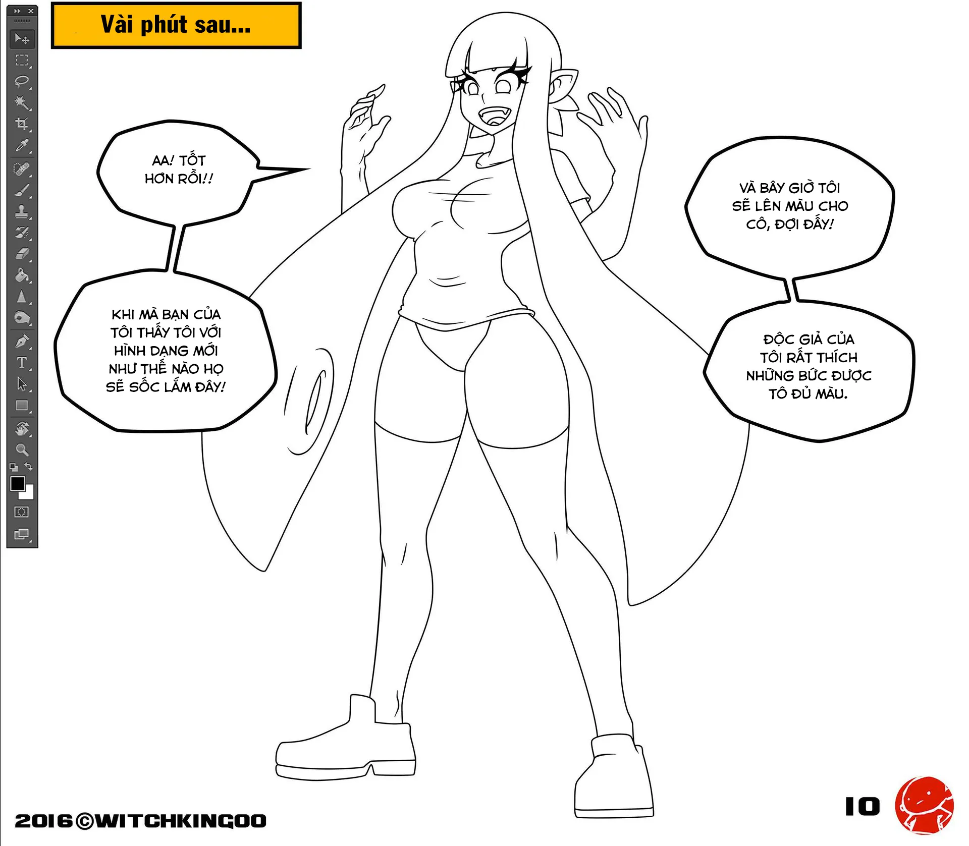 HentaiVN.net - Ảnh 12 - Splatoon That Wasn't Ink - Chap 1