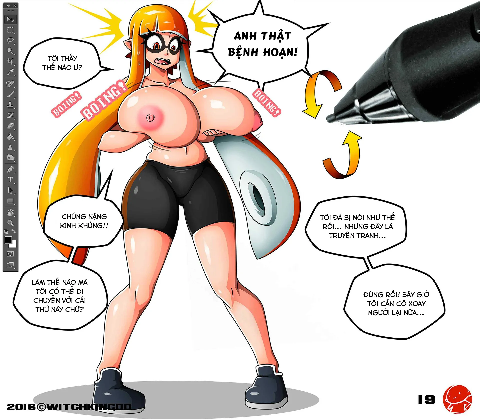 HentaiVN.net - Ảnh 21 - Splatoon That Wasn't Ink - Chap 1