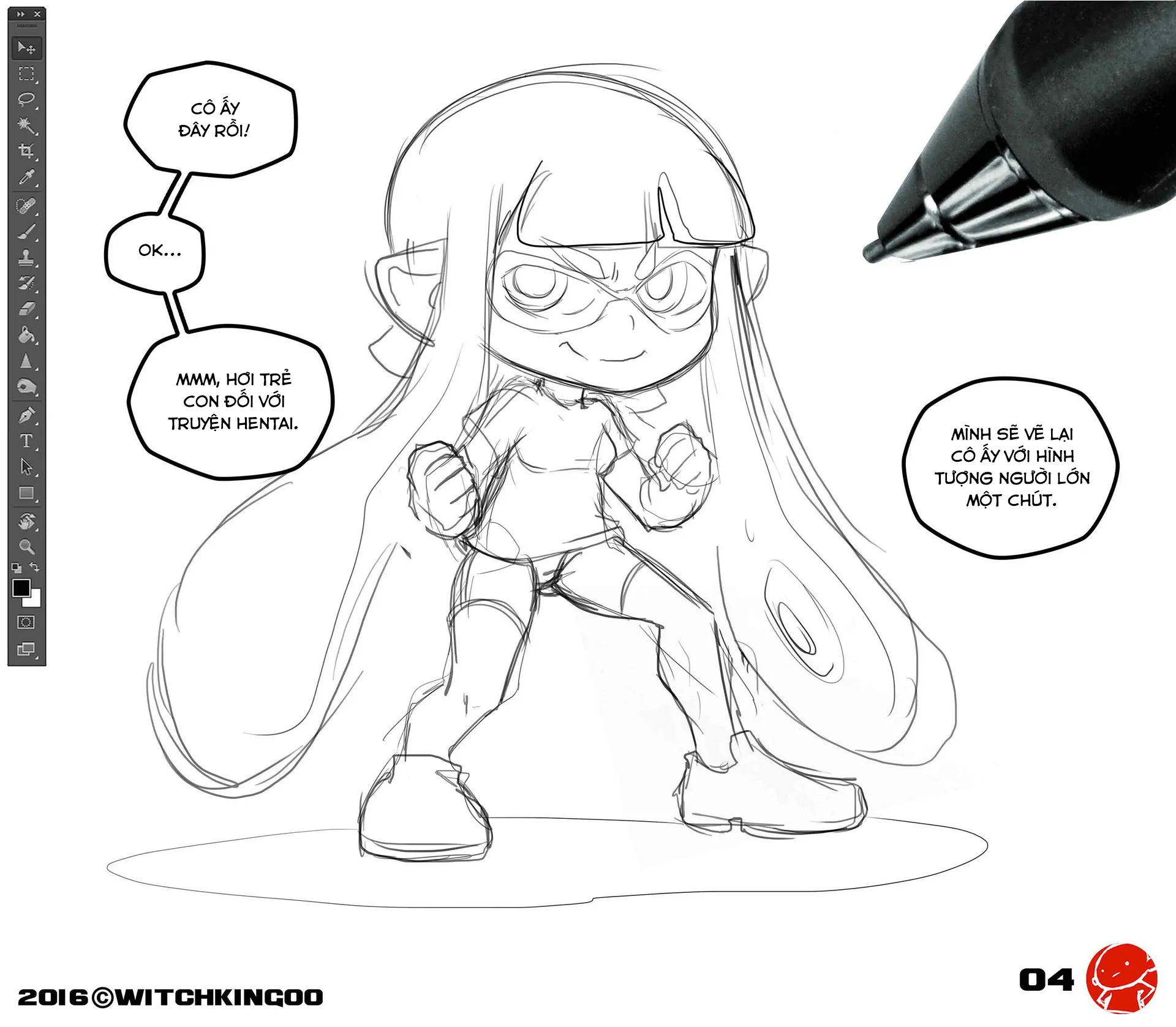 HentaiVN.net - Ảnh 6 - Splatoon That Wasn't Ink - Chap 1