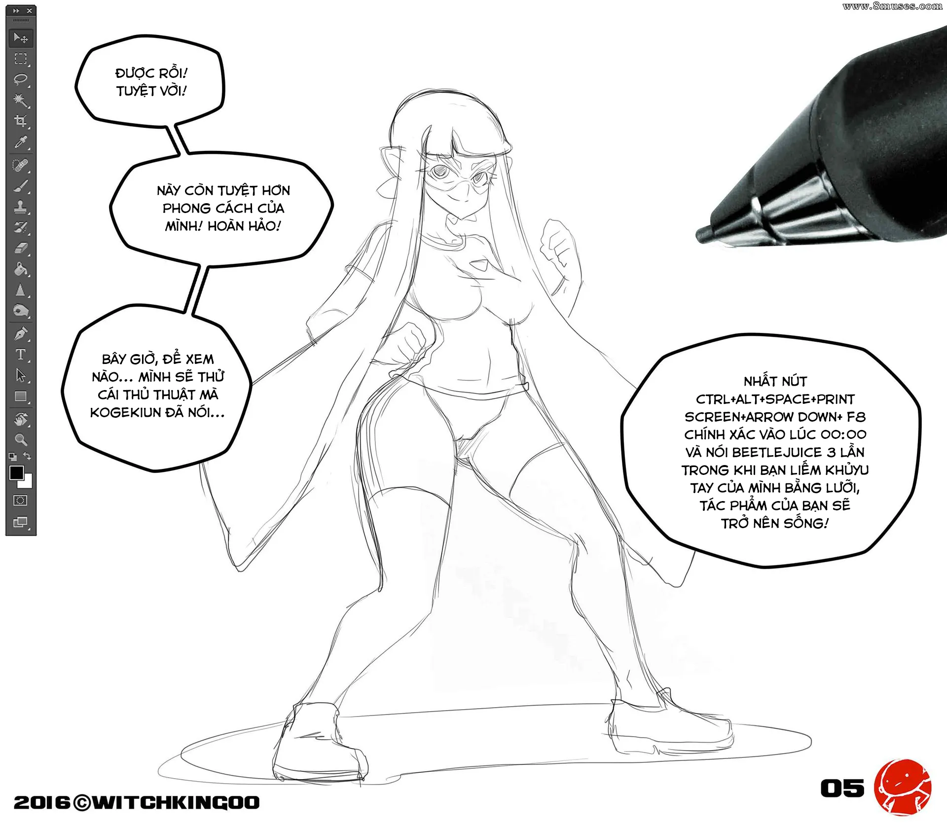 HentaiVN.net - Ảnh 7 - Splatoon That Wasn't Ink - Chap 1