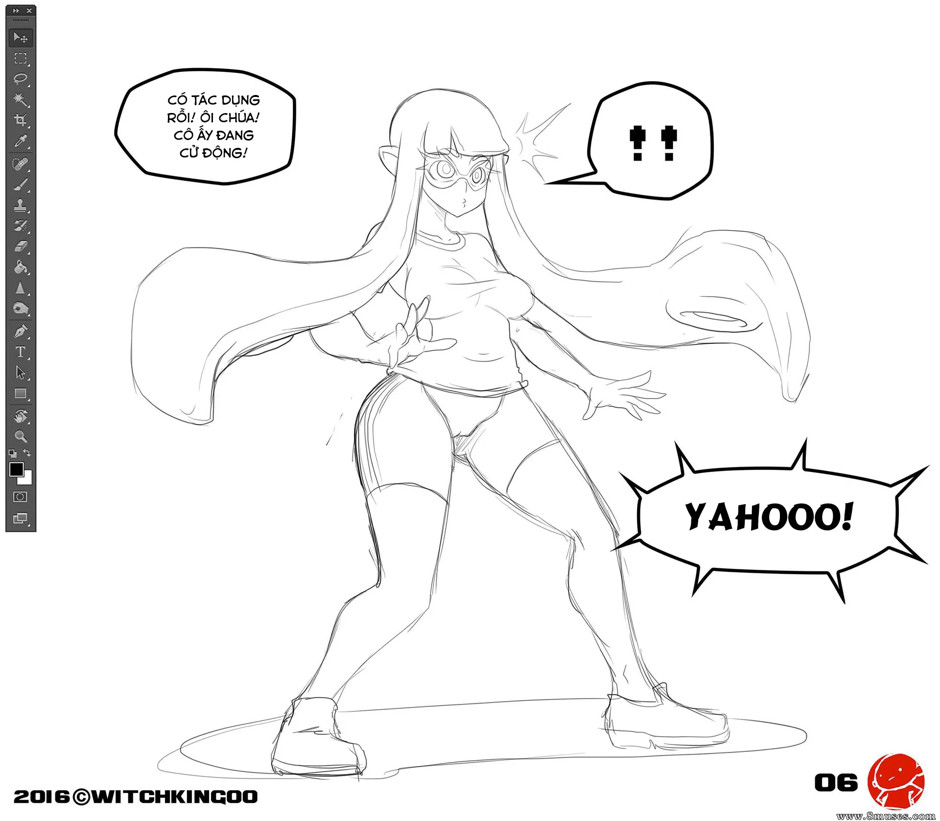 HentaiVN.net - Ảnh 8 - Splatoon That Wasn't Ink - Chap 1