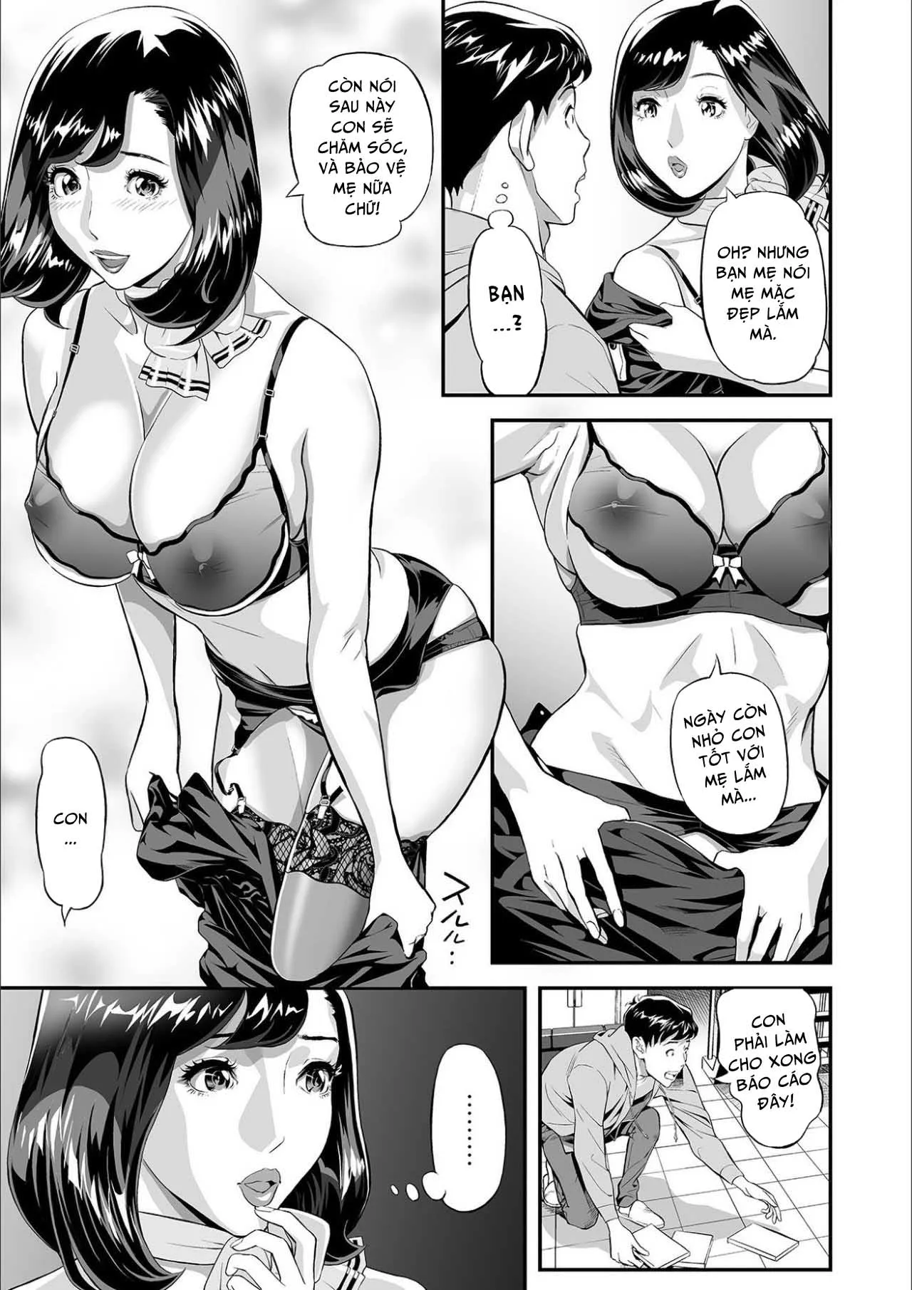HentaiVN.net - Ảnh 4 - Mama Moe - Chap 1