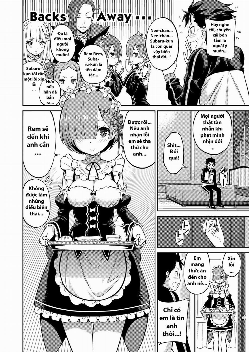 HentaiVN.net - Ảnh 5 - Love:Rem Kara Hajimeru Sourou Kaizen Seikatsu (Re Zero Kara Hajimeru Isekai Seikatsu) [Love:Rem Premature Ejaculation Improvement Program] - Chap 1