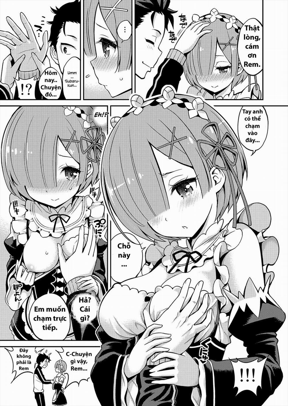 HentaiVN.net - Ảnh 6 - Love:Rem Kara Hajimeru Sourou Kaizen Seikatsu (Re Zero Kara Hajimeru Isekai Seikatsu) [Love:Rem Premature Ejaculation Improvement Program] - Chap 1