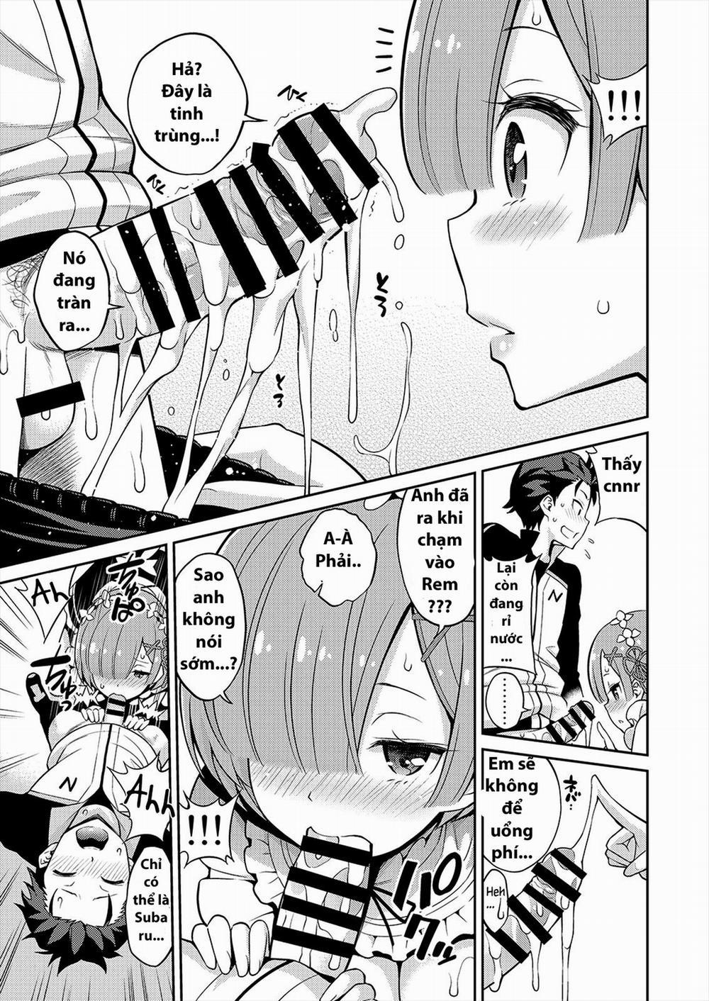 HentaiVN.net - Ảnh 10 - Love:Rem Kara Hajimeru Sourou Kaizen Seikatsu (Re Zero Kara Hajimeru Isekai Seikatsu) [Love:Rem Premature Ejaculation Improvement Program] - Chap 1