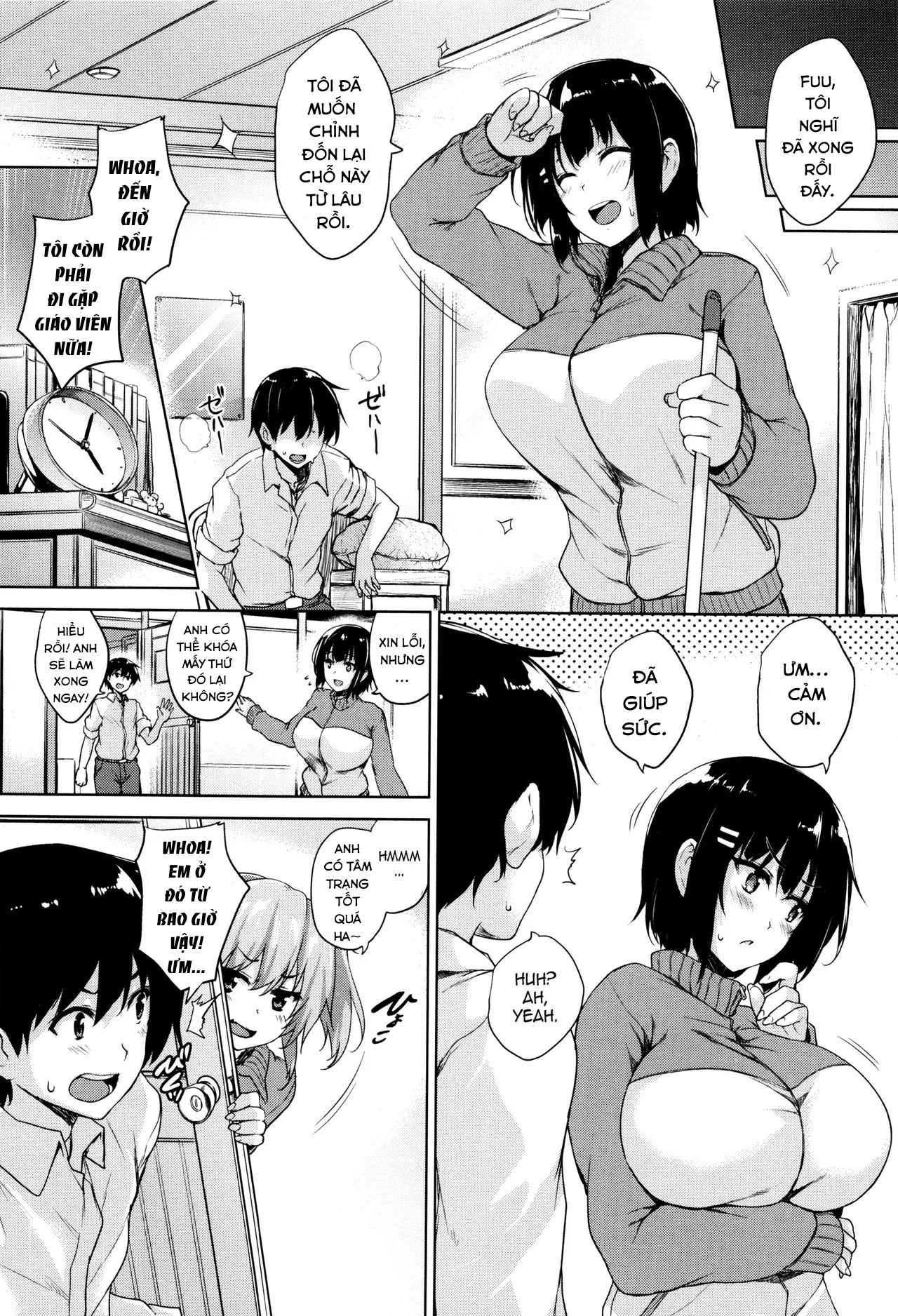 HentaiVN.net - Ảnh 5 - Only My Oppai Soul [Ikkyuu Nyuukon] - Chap 3