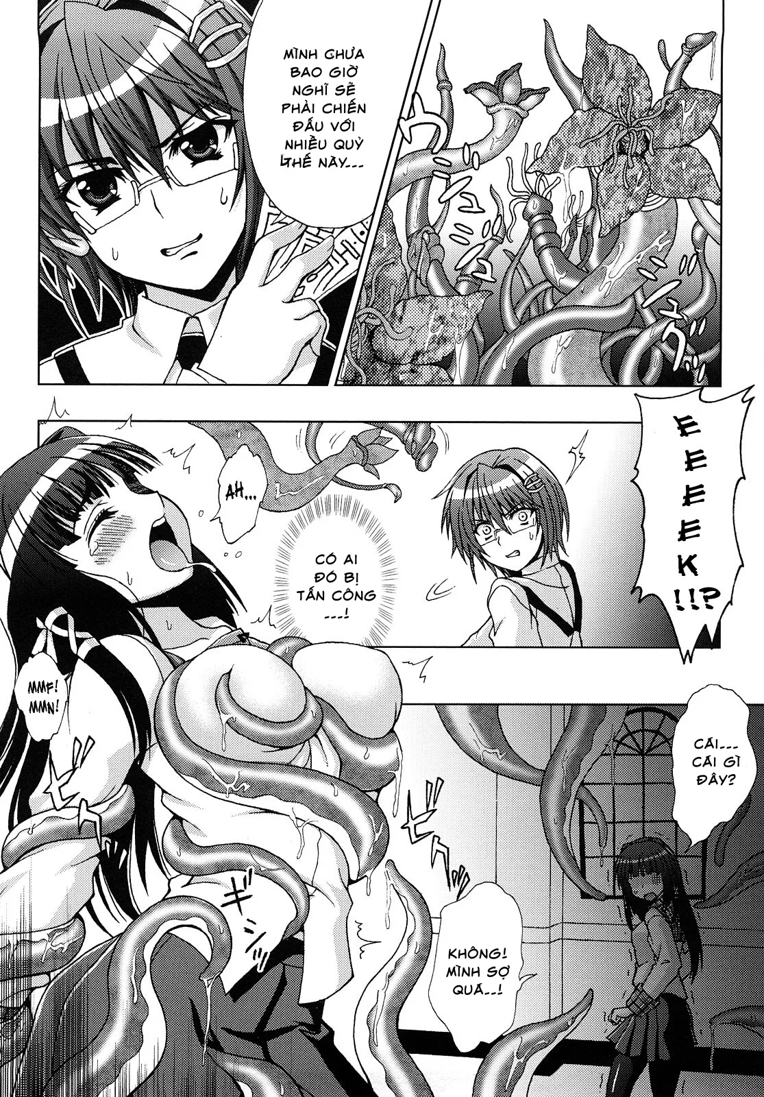 HentaiVN.net - Ảnh 13 - Inyouchuu ~Ryoushoku Gakuen Taimaroku~ - Chap 1