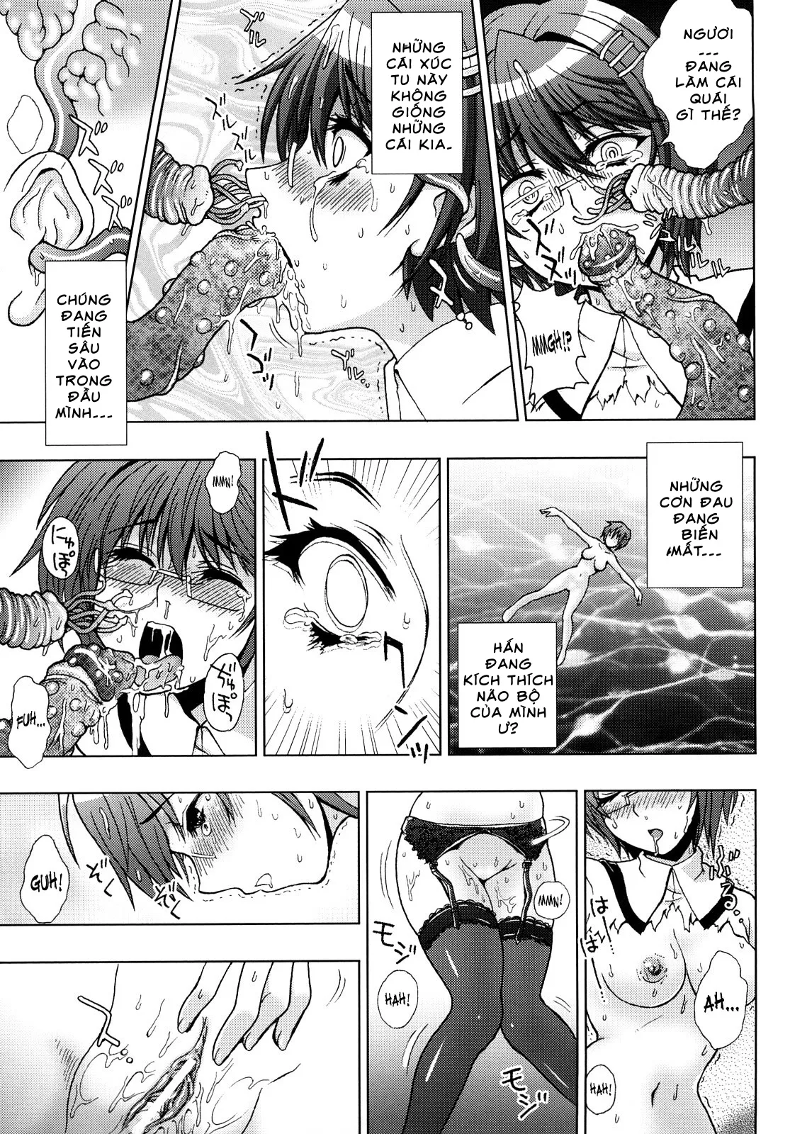 HentaiVN.net - Ảnh 10 - Inyouchuu ~Ryoushoku Gakuen Taimaroku~ - Chap 2