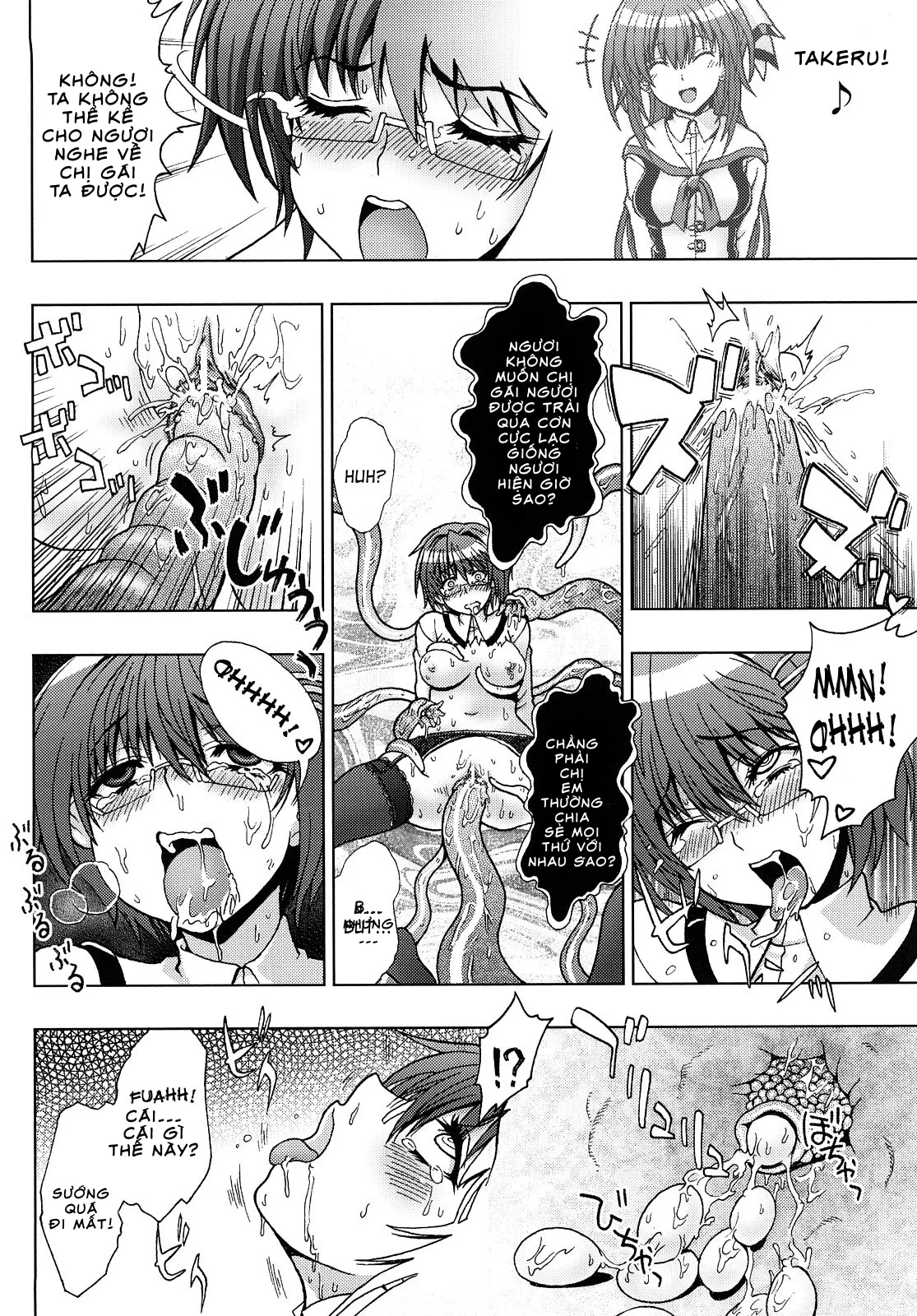 HentaiVN.net - Ảnh 15 - Inyouchuu ~Ryoushoku Gakuen Taimaroku~ - Chap 2