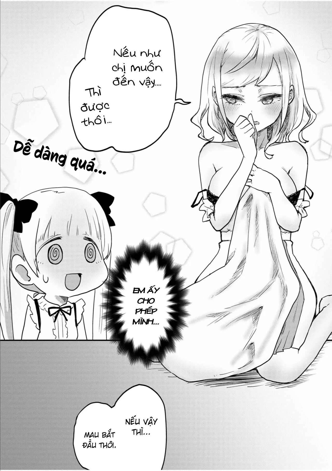 HentaiVN.net - Ảnh 21 - Cuộc sống của chị em sinh đôi [Twin Sisters' Yuri Life] - Chap 1