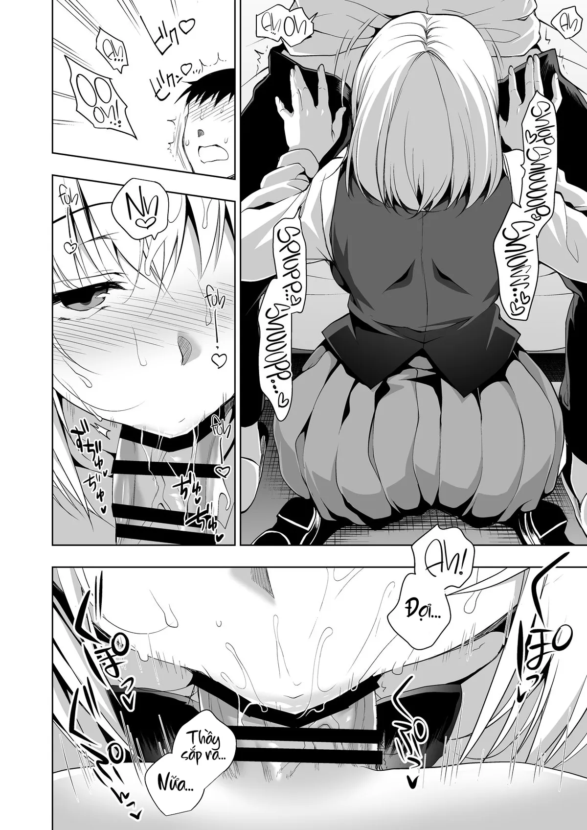 HentaiVN.net - Ảnh 14 - Buổi giải tỏa căng thẳng của hội trưởng hội học sinh [Hakoiri Otome - Seitokaichou Serika no Shasei Kanri Training] - Chap 1