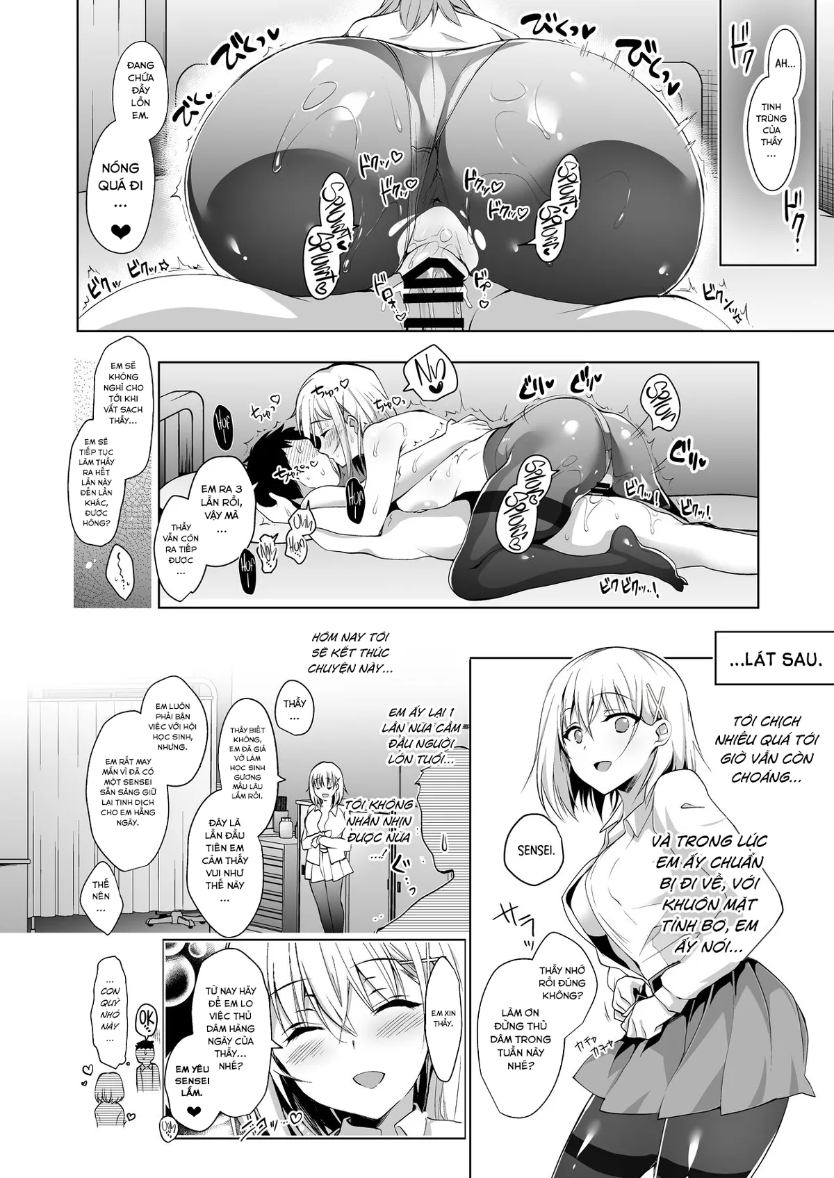 HentaiVN.net - Ảnh 30 - Buổi giải tỏa căng thẳng của hội trưởng hội học sinh [Hakoiri Otome - Seitokaichou Serika no Shasei Kanri Training] - Chap 1