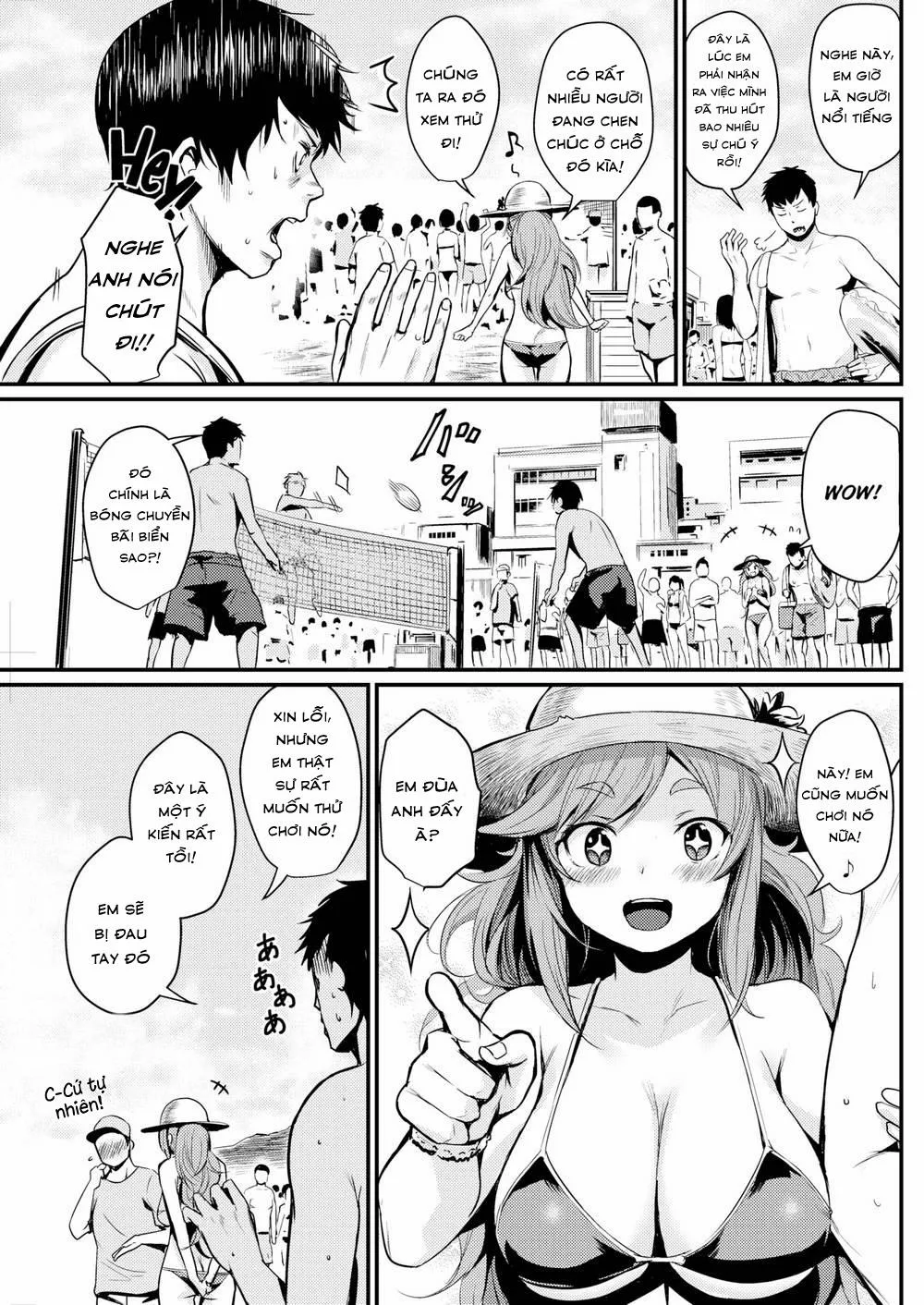 HentaiVN.net - Ảnh 4 - Sex off the Beach - Chap 1