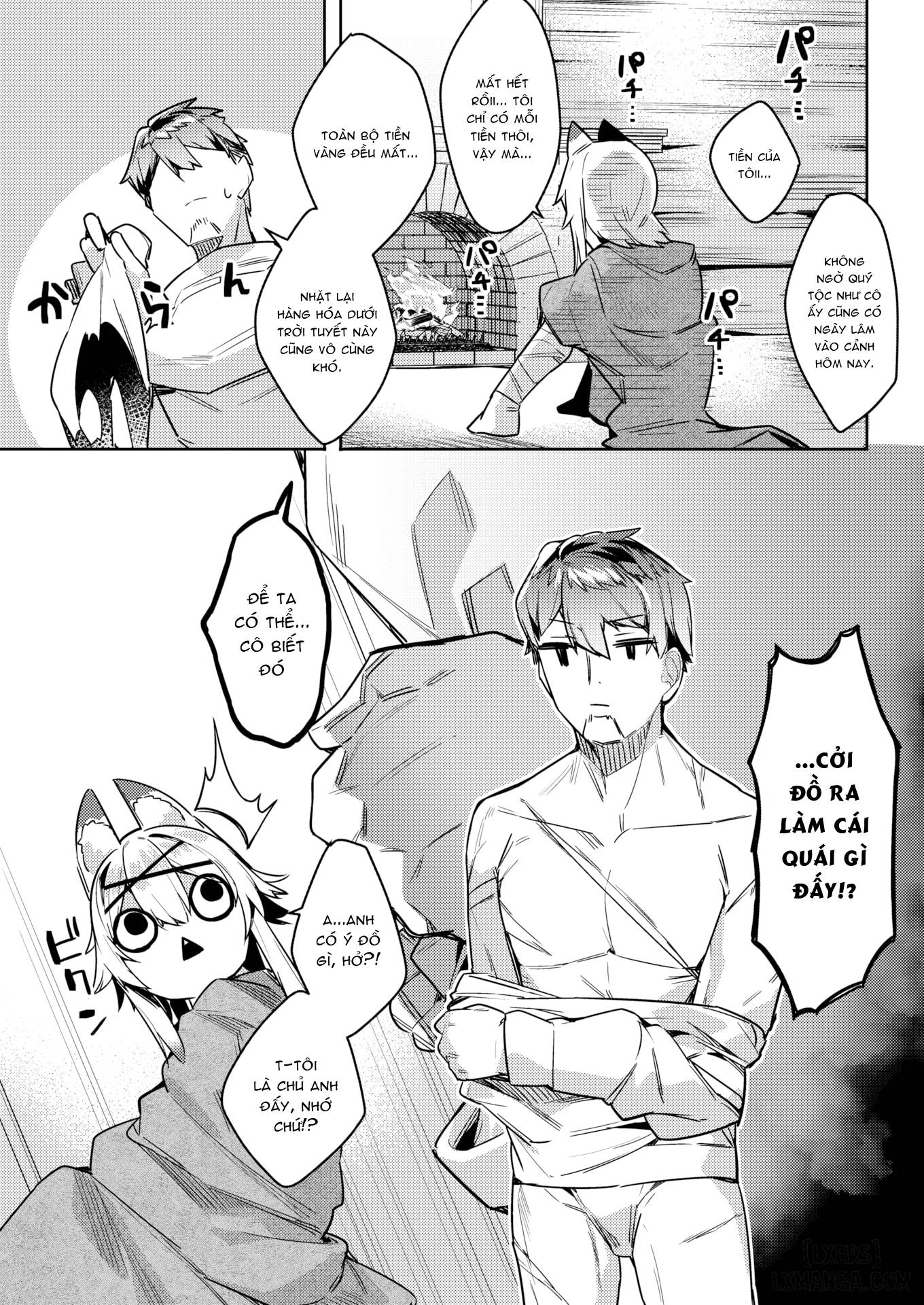 HentaiVN.net - Ảnh 5 - The Greedy Merchant Who Lost Everything and Needs Money - Chap 1