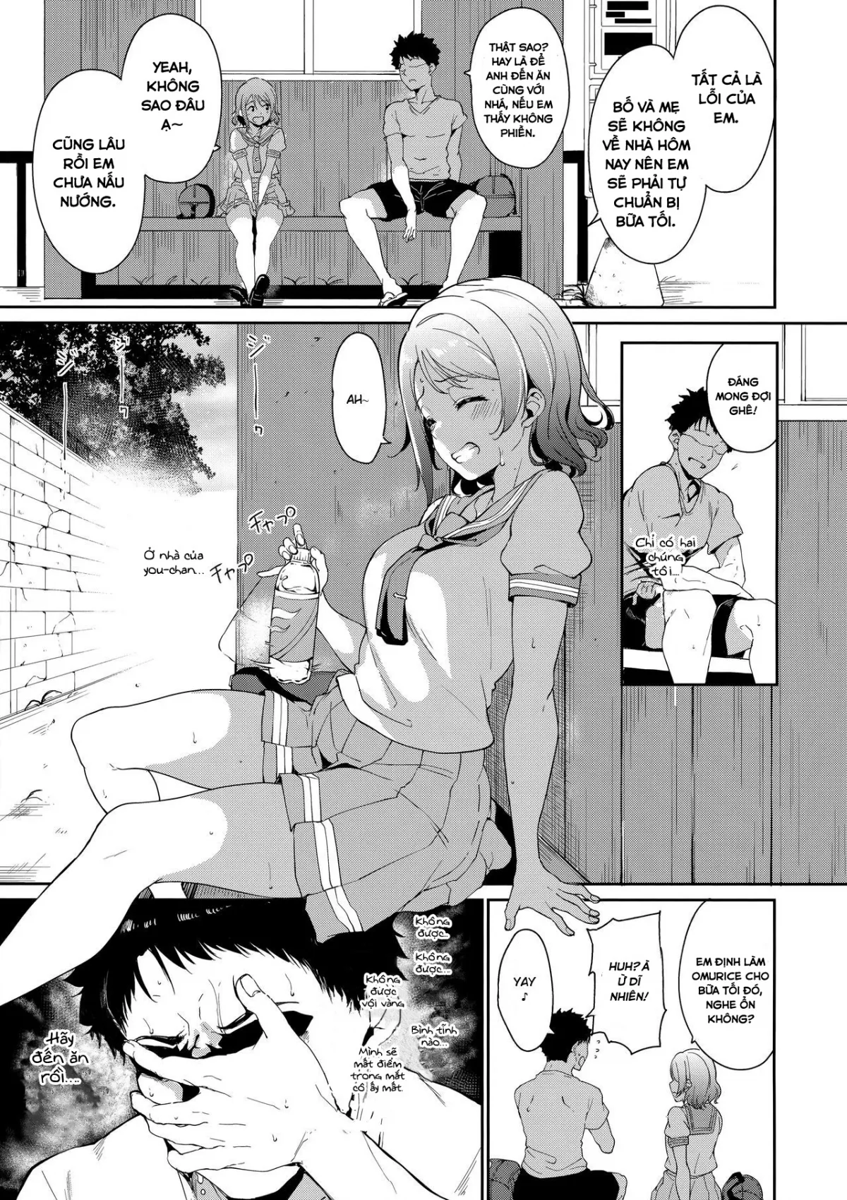 HentaiVN.net - Ảnh 4 - Watanabe no Kyuujitsu (Love Live! Sunshine!!) [Watanabe's Day Off] - Chap 1