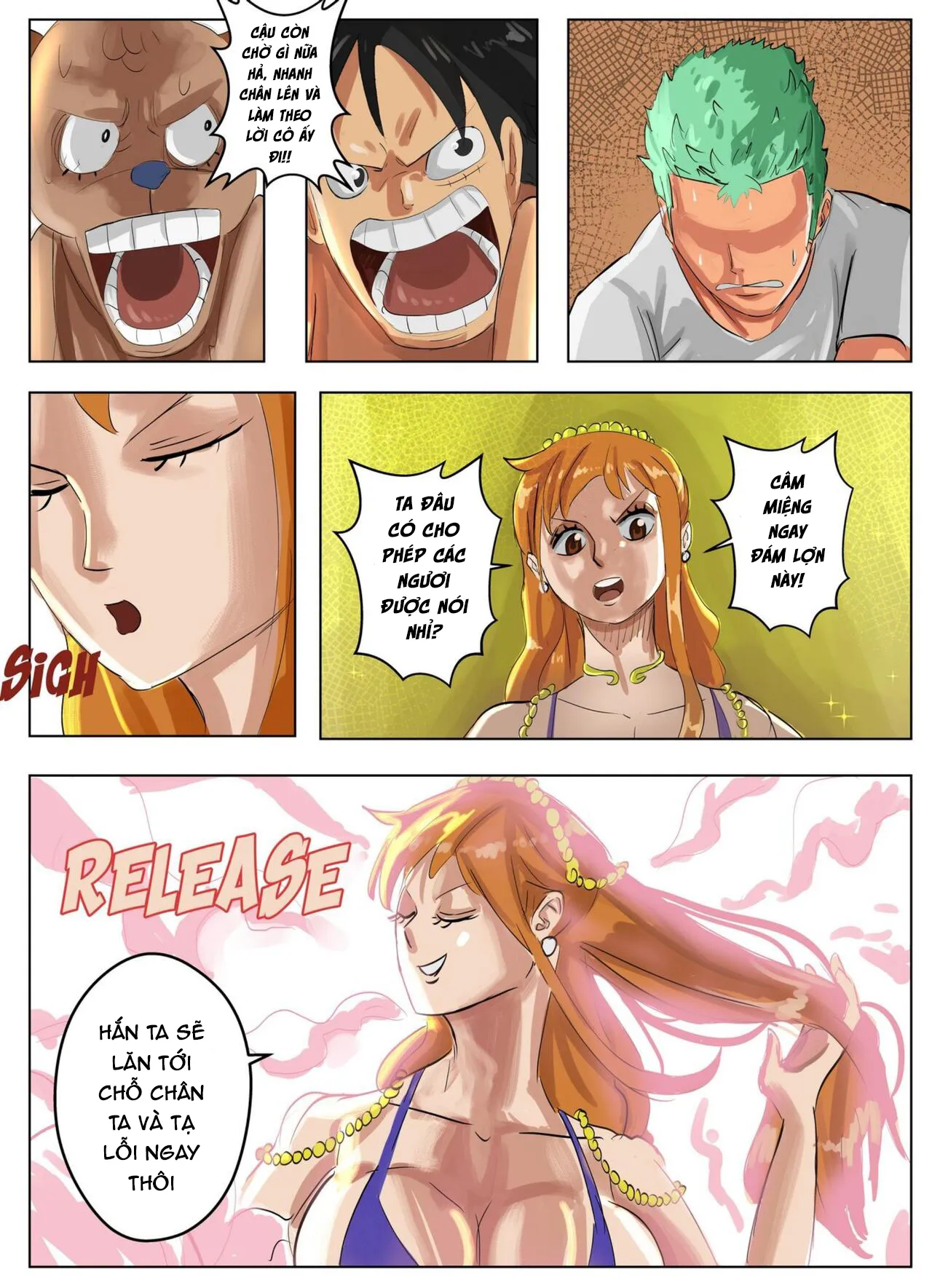 HentaiVN.net - Ảnh 18 - Bố Nami! [Nami's world 1 + 2] - Chap 2