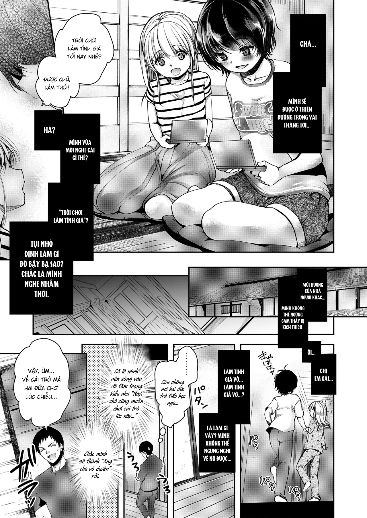 HentaiVN.net - Ảnh 7 - Naisho no Ecchi Gokko - Secret Immoral Play - Chap 1