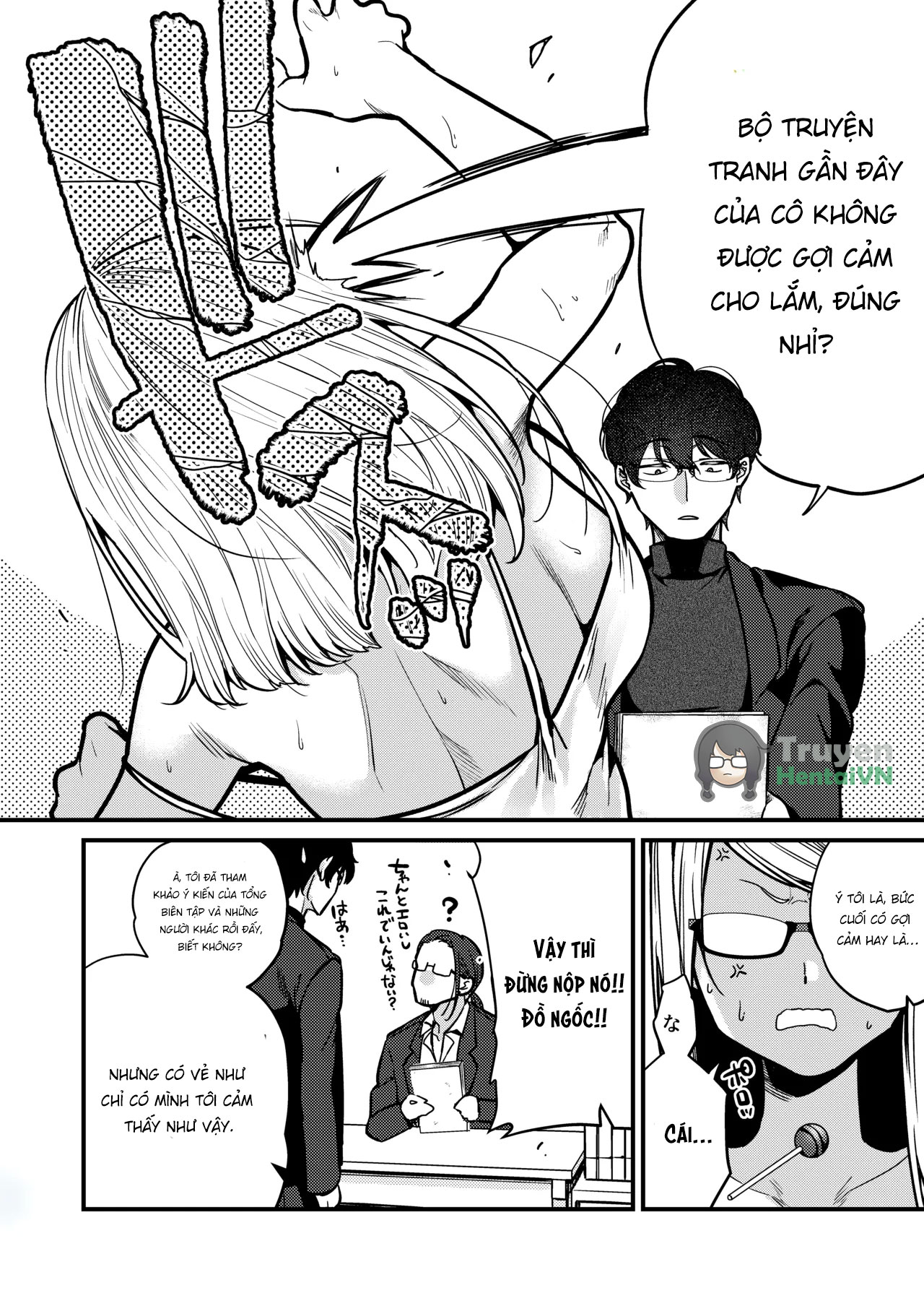 HentaiVN.net - Ảnh 6 - Ero Mangaka-san to Henshu-kun - Chap 1