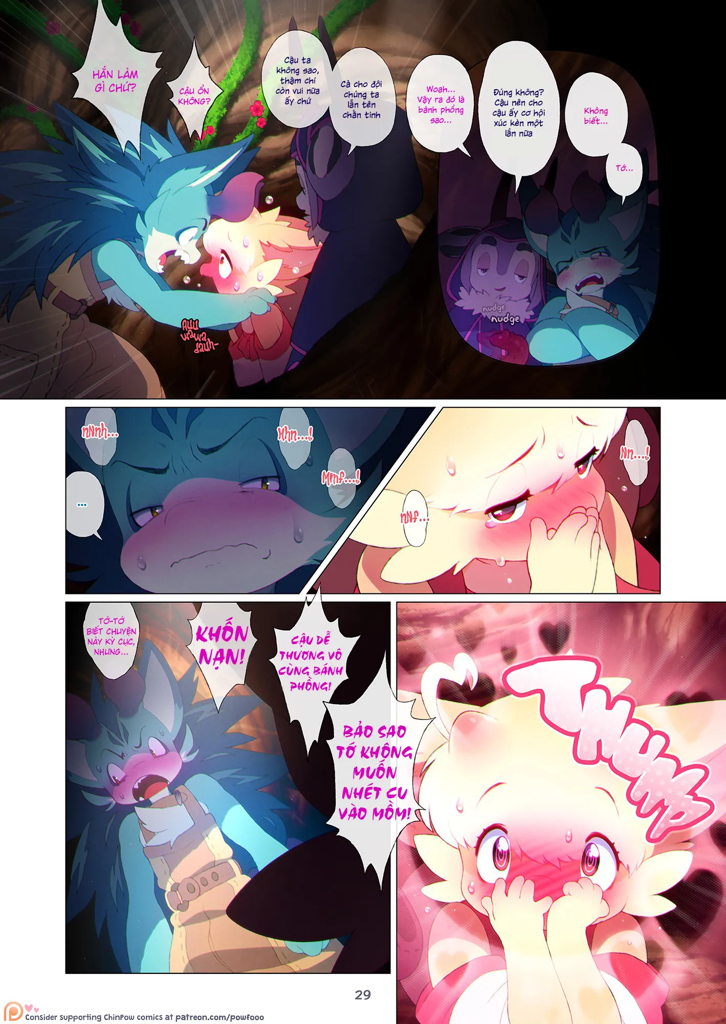HentaiVN.net - Ảnh 30 - DokiDoki Moffles - A Fruitful Quest - Chap 1