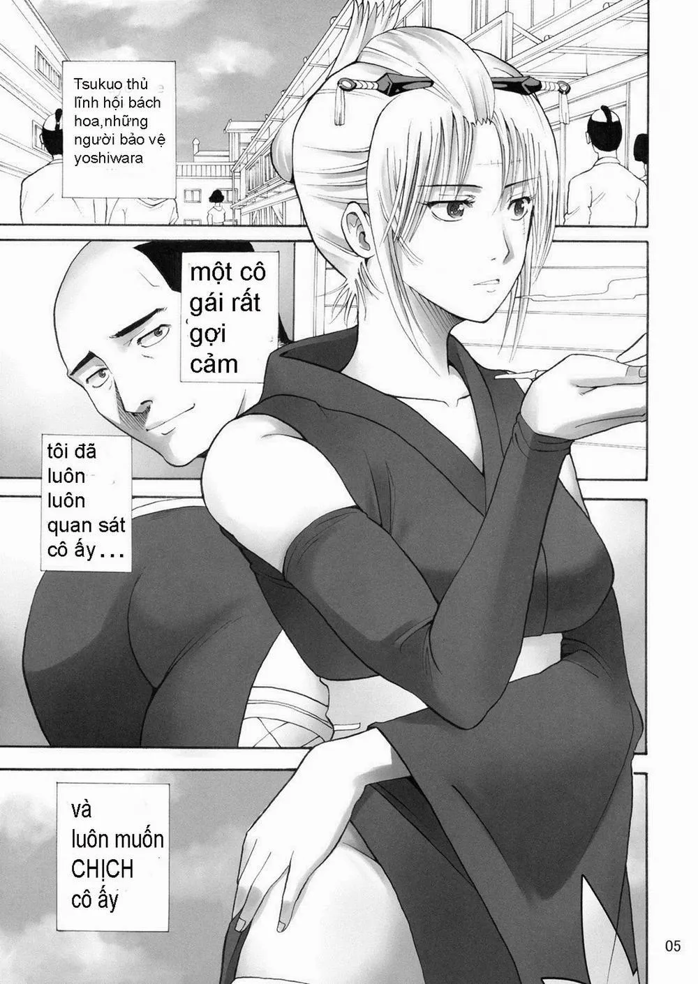 HentaiVN.net - Ảnh 1 - Tsukuyo-San Ga Iyarashii Koto Wo Sarete Shimau Hanashi -NTR Ryoujoku Hen- (Gintama) - Chap 1
