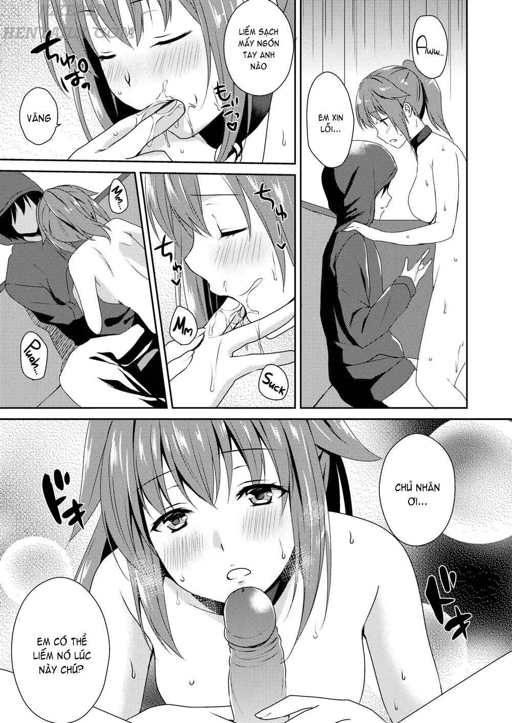 HentaiVN.net - Ảnh 12 - Yin & Yang, Master & Servant [Comic X-Eros #63] - Chap 1