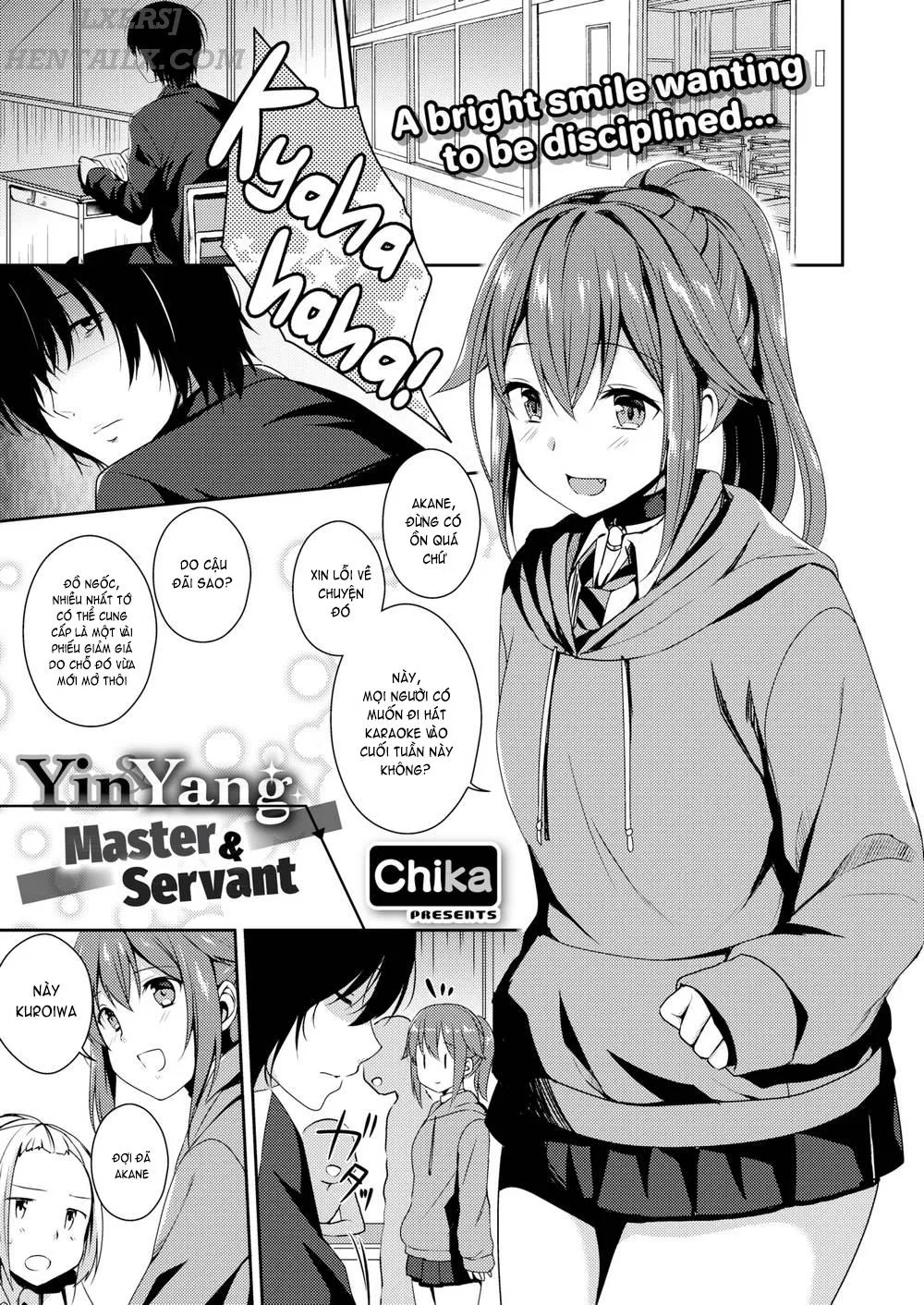 HentaiVN.net - Ảnh 4 - Yin & Yang, Master & Servant [Comic X-Eros #63] - Chap 1