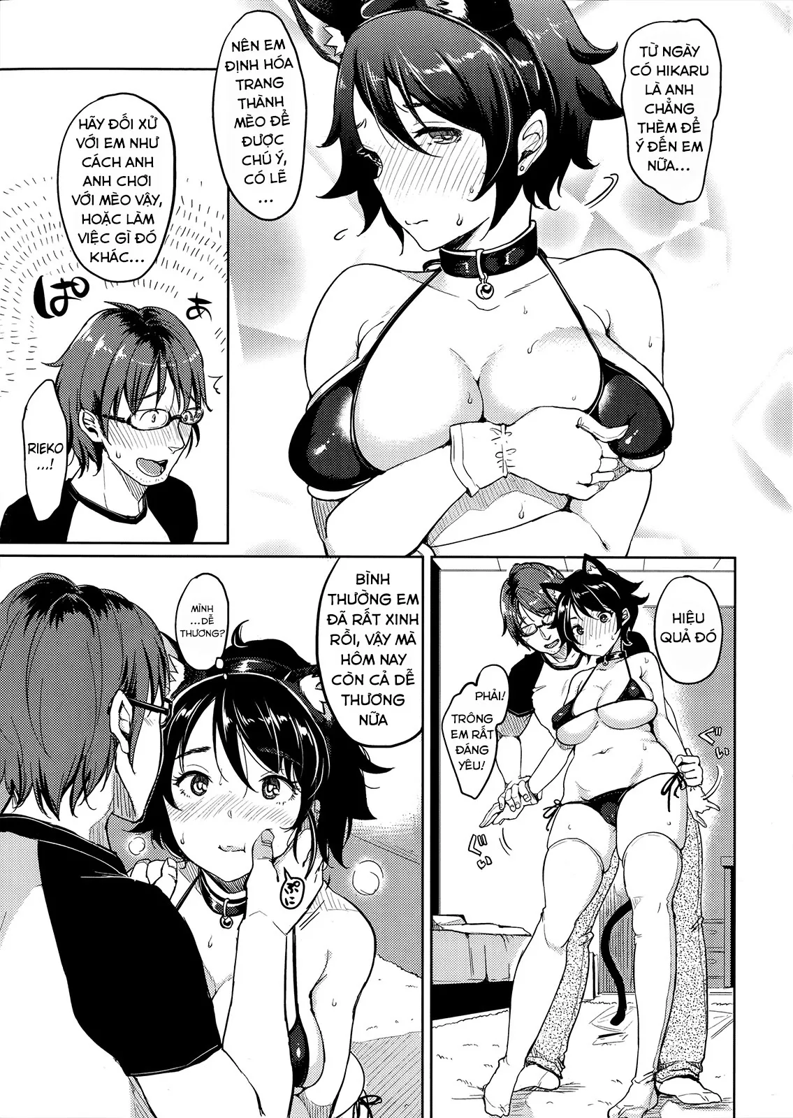 HentaiVN.net - Ảnh 5 - Nekokkawai Gari [Play With Me Like A Cat! ; 猫っかわいがり] - Chap 1