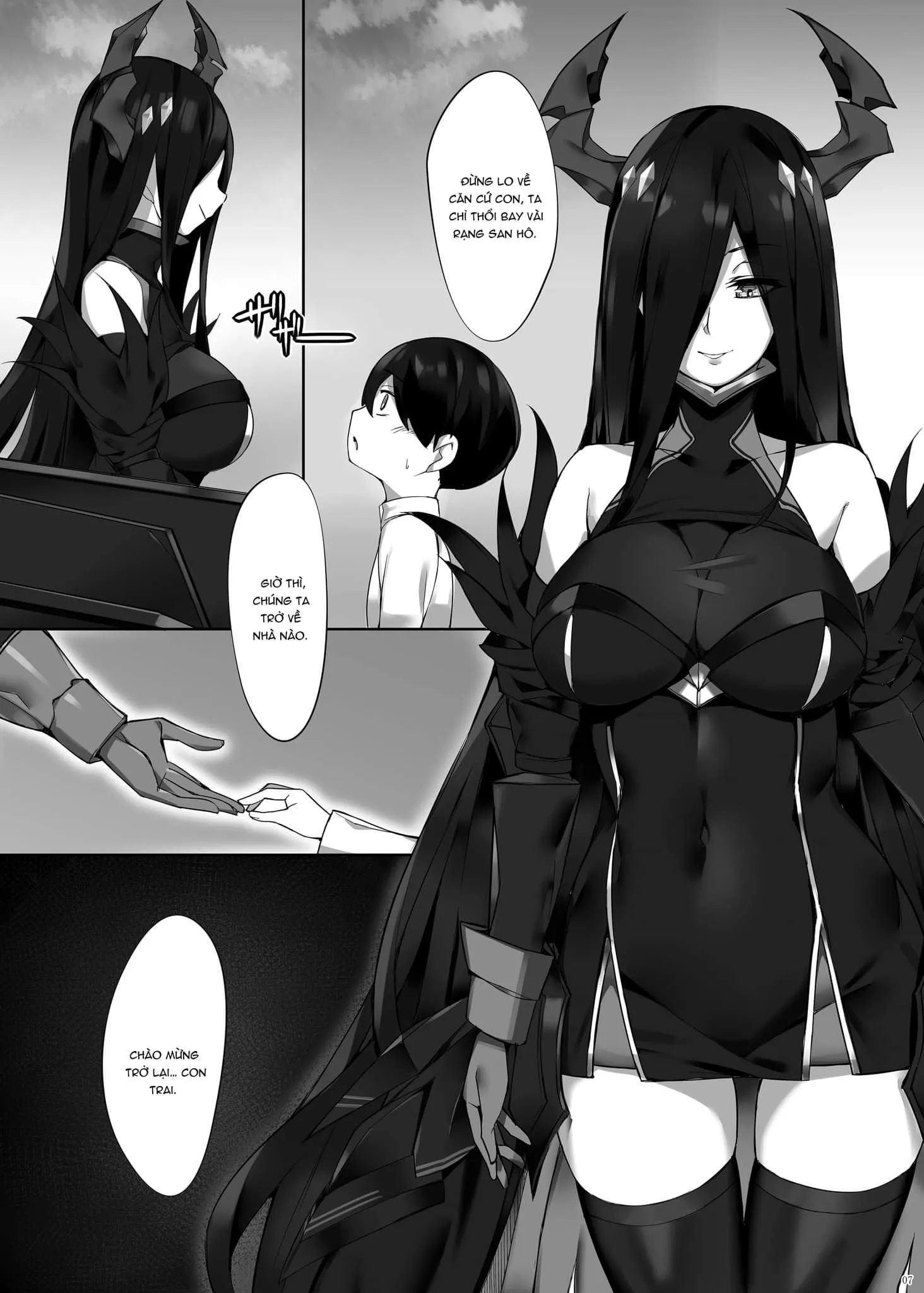 HentaiVN.net - Ảnh 7 - Friedrich no Shota Ama Haha Indeki (Azur Lane) [フリードリヒのショタ甘母淫溺 (アズールレーン)] - Chap 1