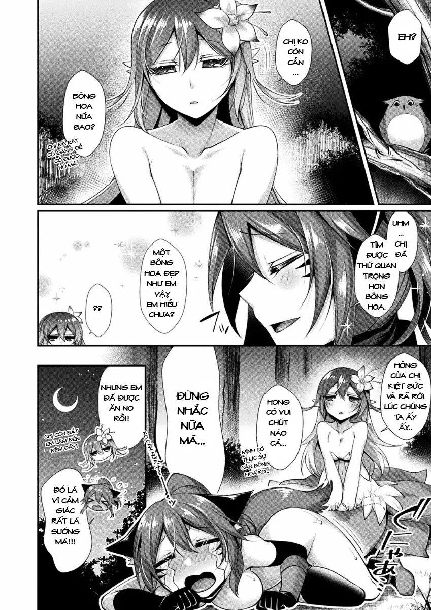 HentaiVN.net - Ảnh 17 - Chị thợ săn may mắn và bé hoa dâm đãng [Elma to Maboroshi no Hana | Elma and the Phantom Flower] - Chap 1