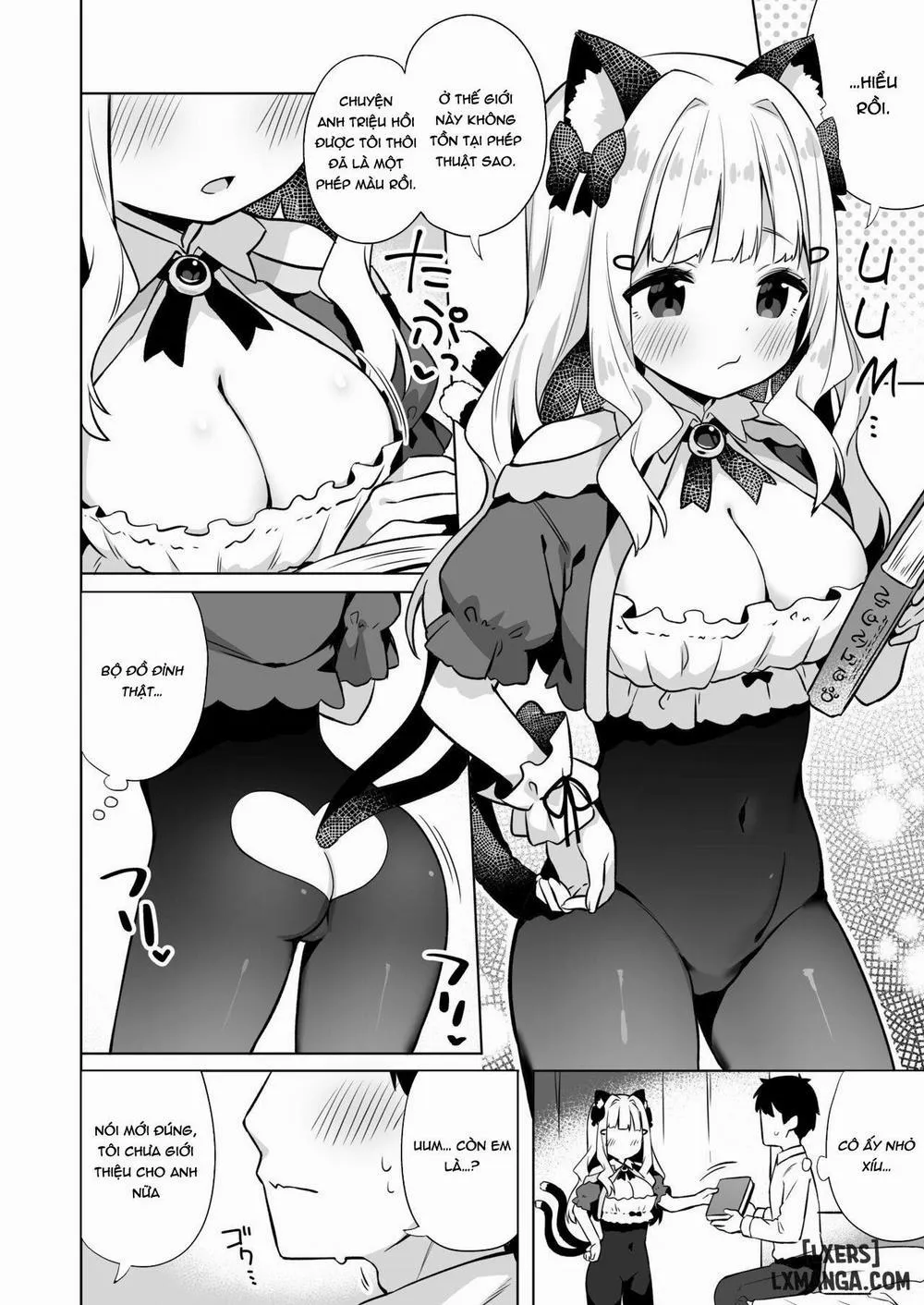 HentaiVN.net - Ảnh 3 - Hirotta Madousho de Chinmai Nekomimi-chan to Ecchi Dekiru Hon - Chap 1