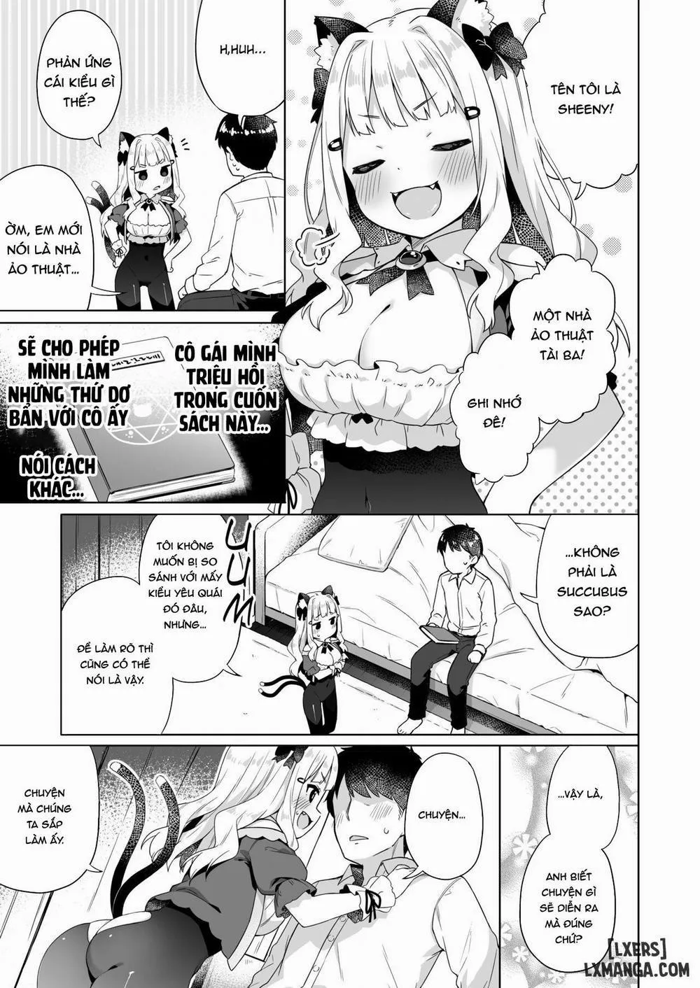 HentaiVN.net - Ảnh 4 - Hirotta Madousho de Chinmai Nekomimi-chan to Ecchi Dekiru Hon - Chap 1