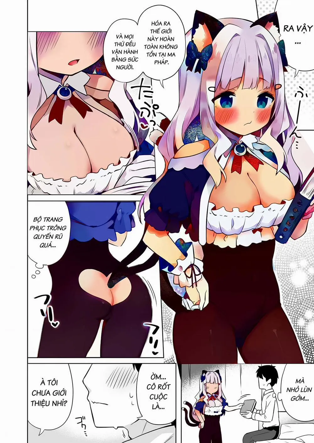 HentaiVN.net - Ảnh 3 - Hirotta Madousho de Chinmai Nekomimi-chan to Ecchi Dekiru Hon - Chap 2