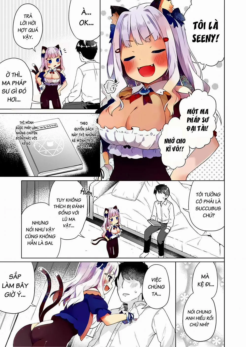 HentaiVN.net - Ảnh 4 - Hirotta Madousho de Chinmai Nekomimi-chan to Ecchi Dekiru Hon - Chap 2