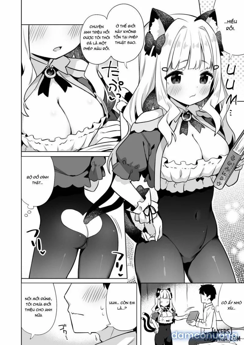 HentaiVN.net - Ảnh 3 - Hirotta Madousho de Chinmai Nekomimi-chan to Ecchi Dekiru Hon - Chap 3