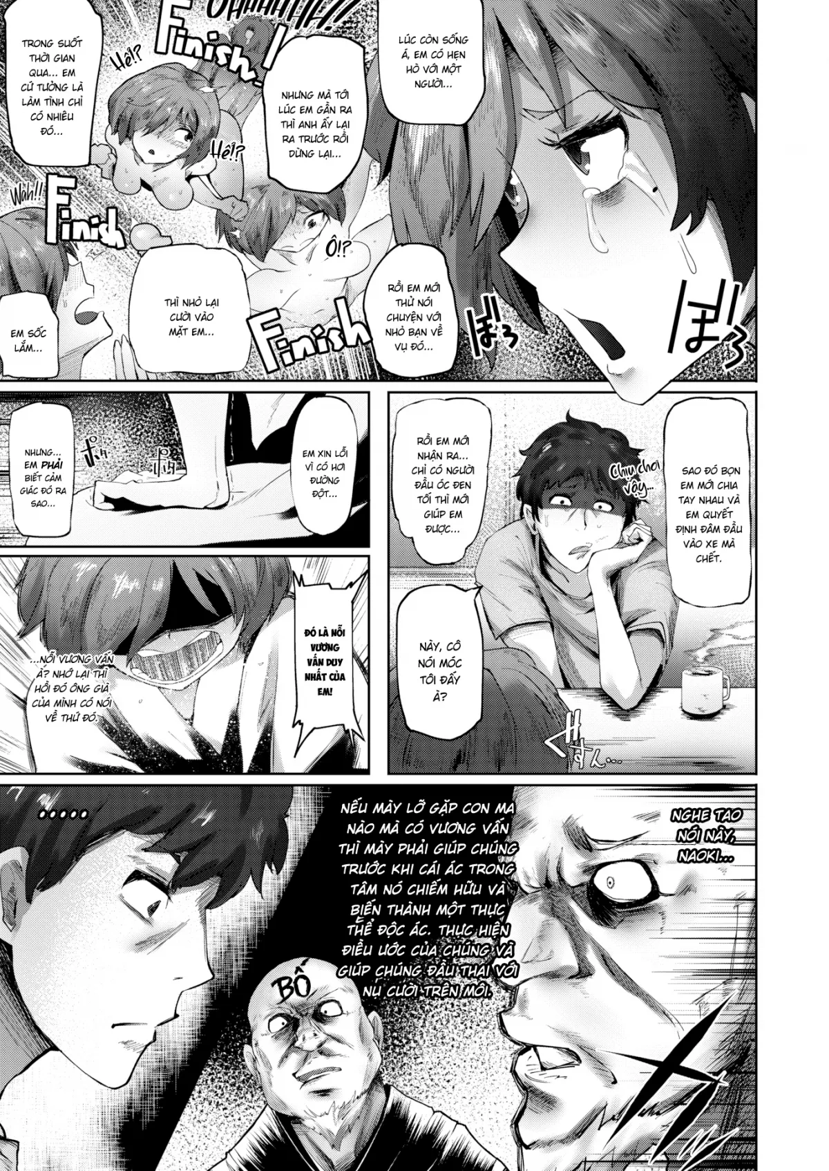 HentaiVN.net - Ảnh 5 - U Linh Sakura-chan [Sakura-chan’s Lingering Regrets] - Chap 1