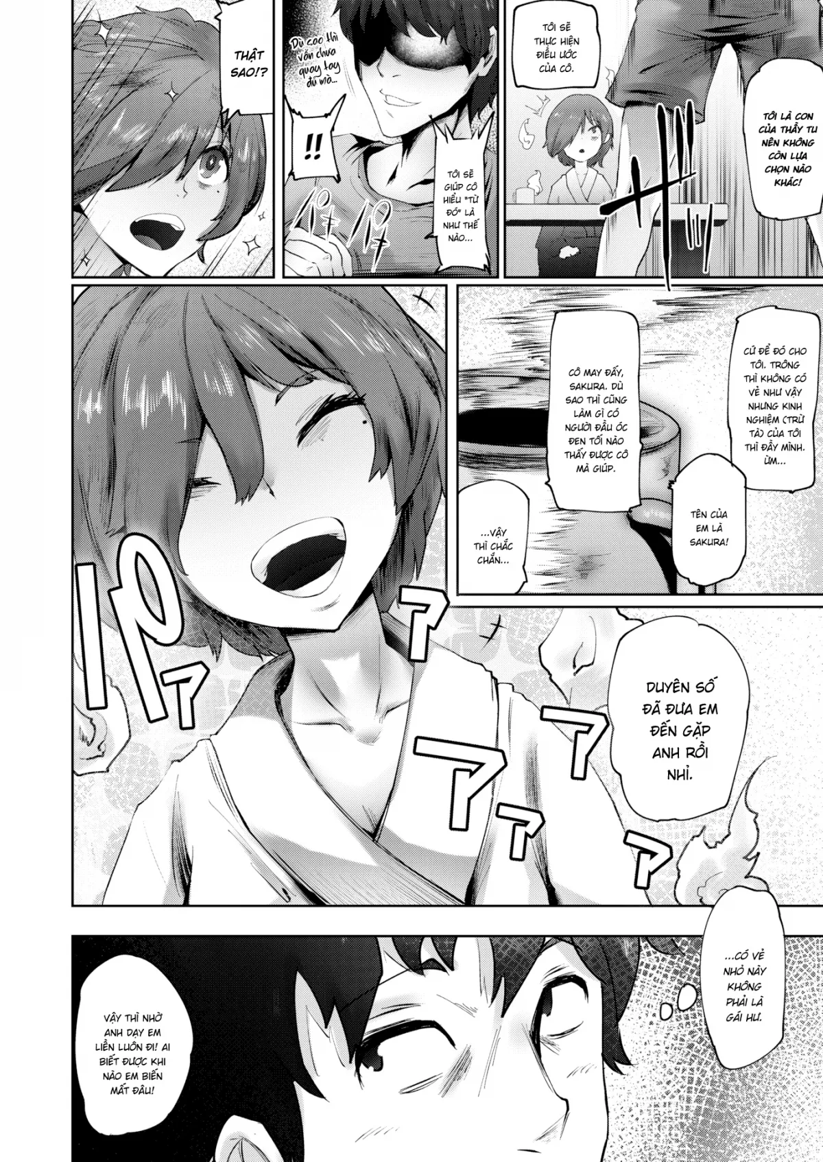 HentaiVN.net - Ảnh 6 - U Linh Sakura-chan [Sakura-chan’s Lingering Regrets] - Chap 1