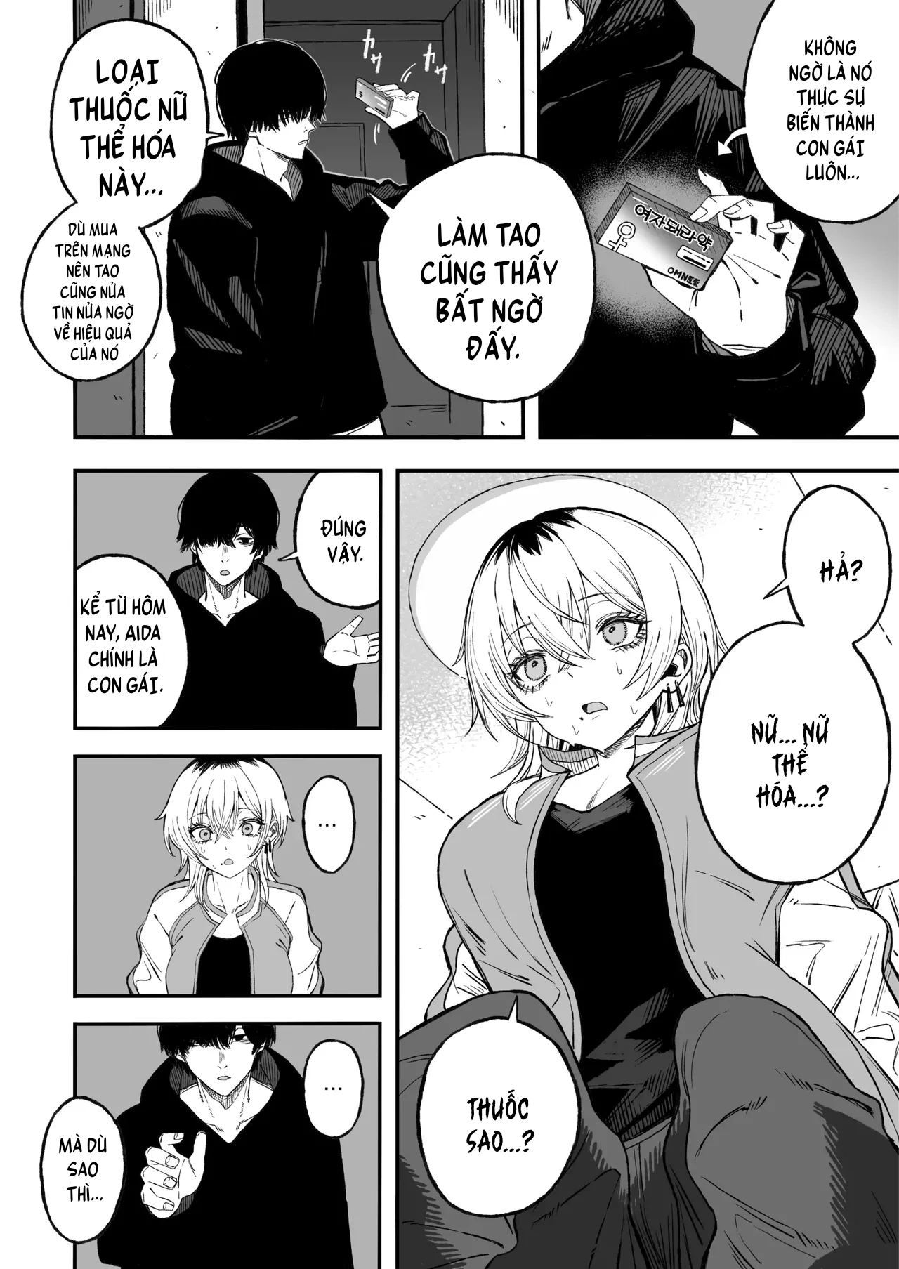 HentaiVN.net - Ảnh 16 - Yofukashi no Heya Netori Otoko o Mesu ni suru - Chap 1